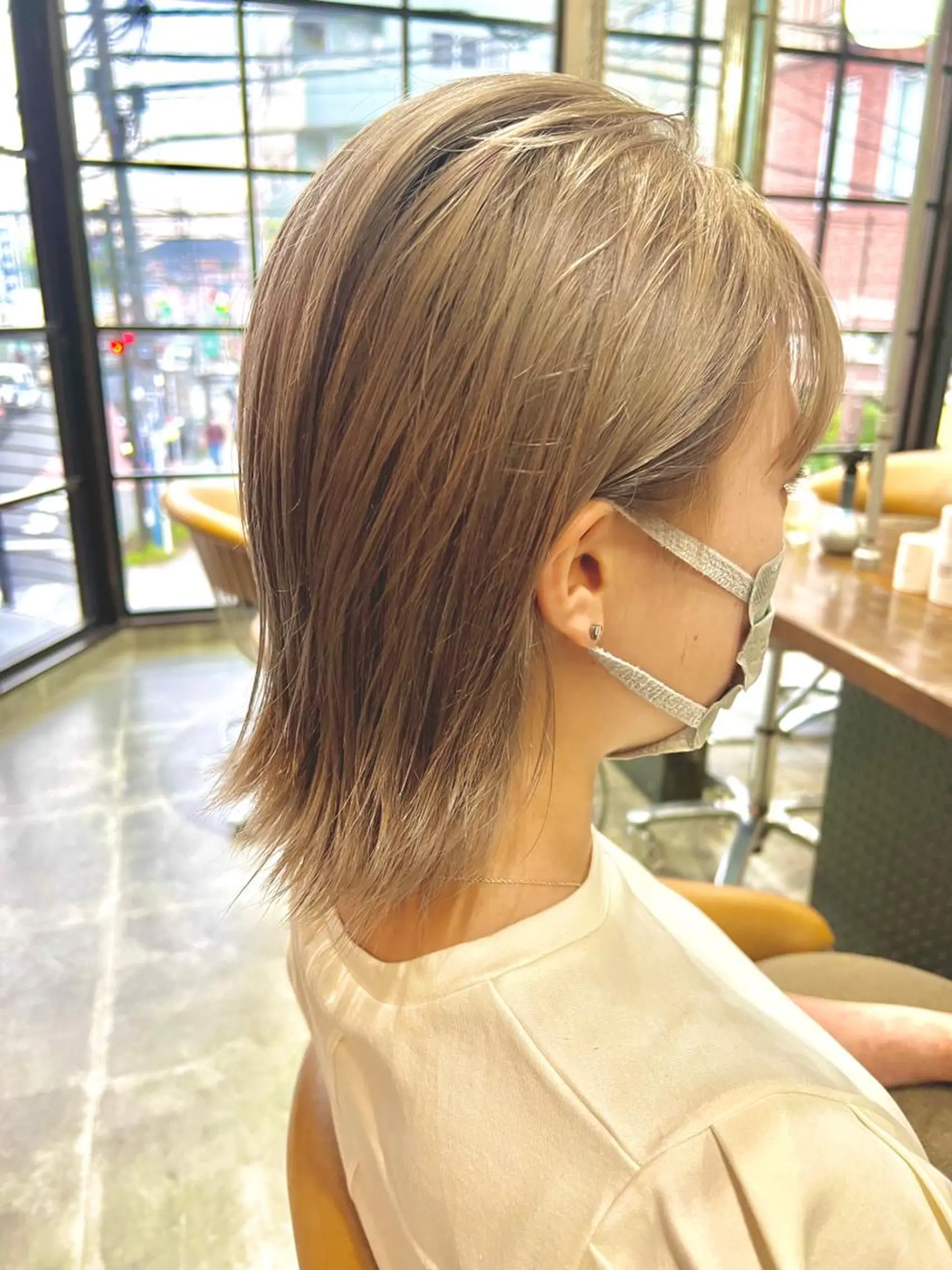 ミディアム enx / yumaのヘアスタイル