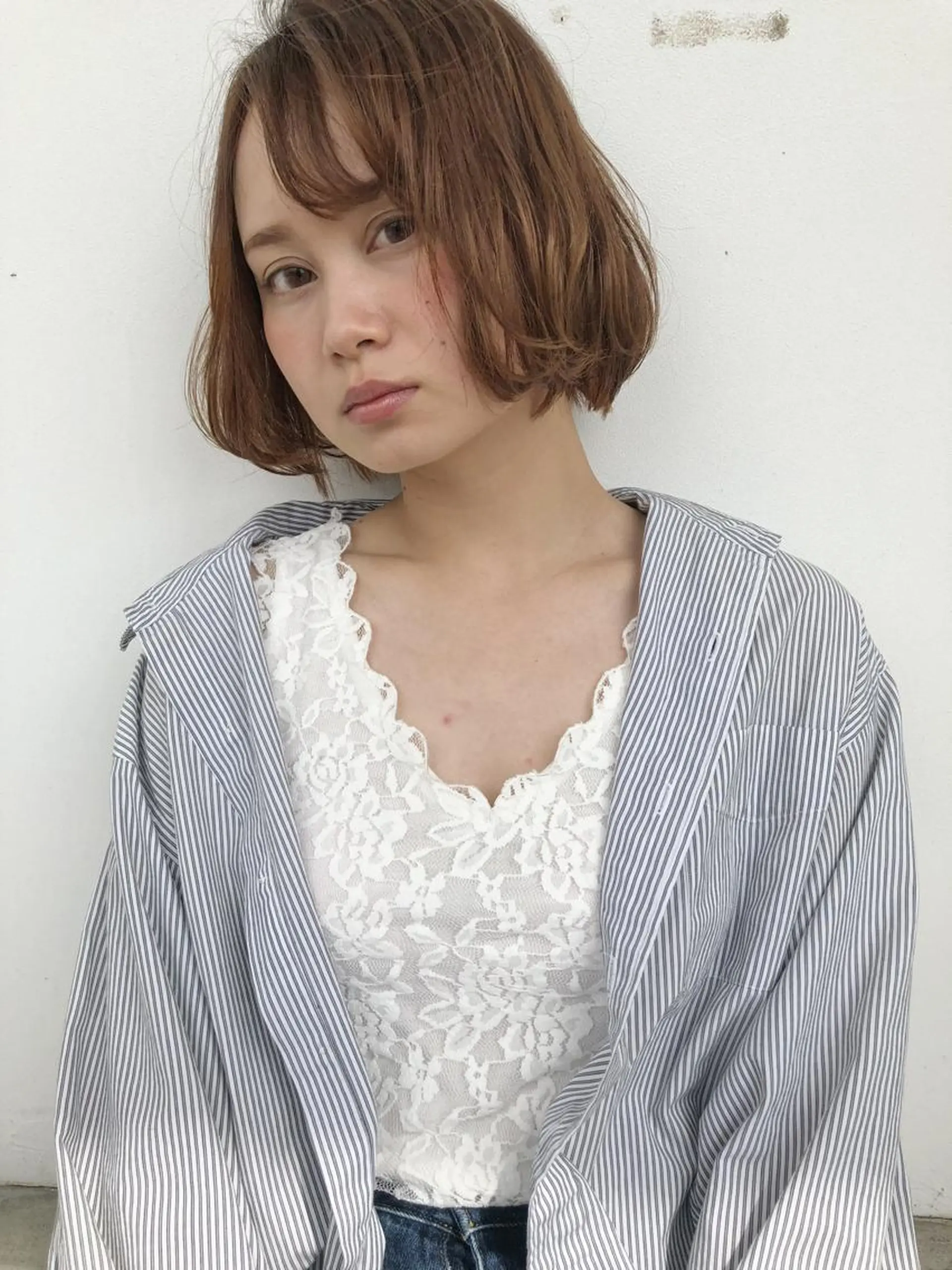 ショート カット ヘアカラー 新井 広之のヘアスタイル