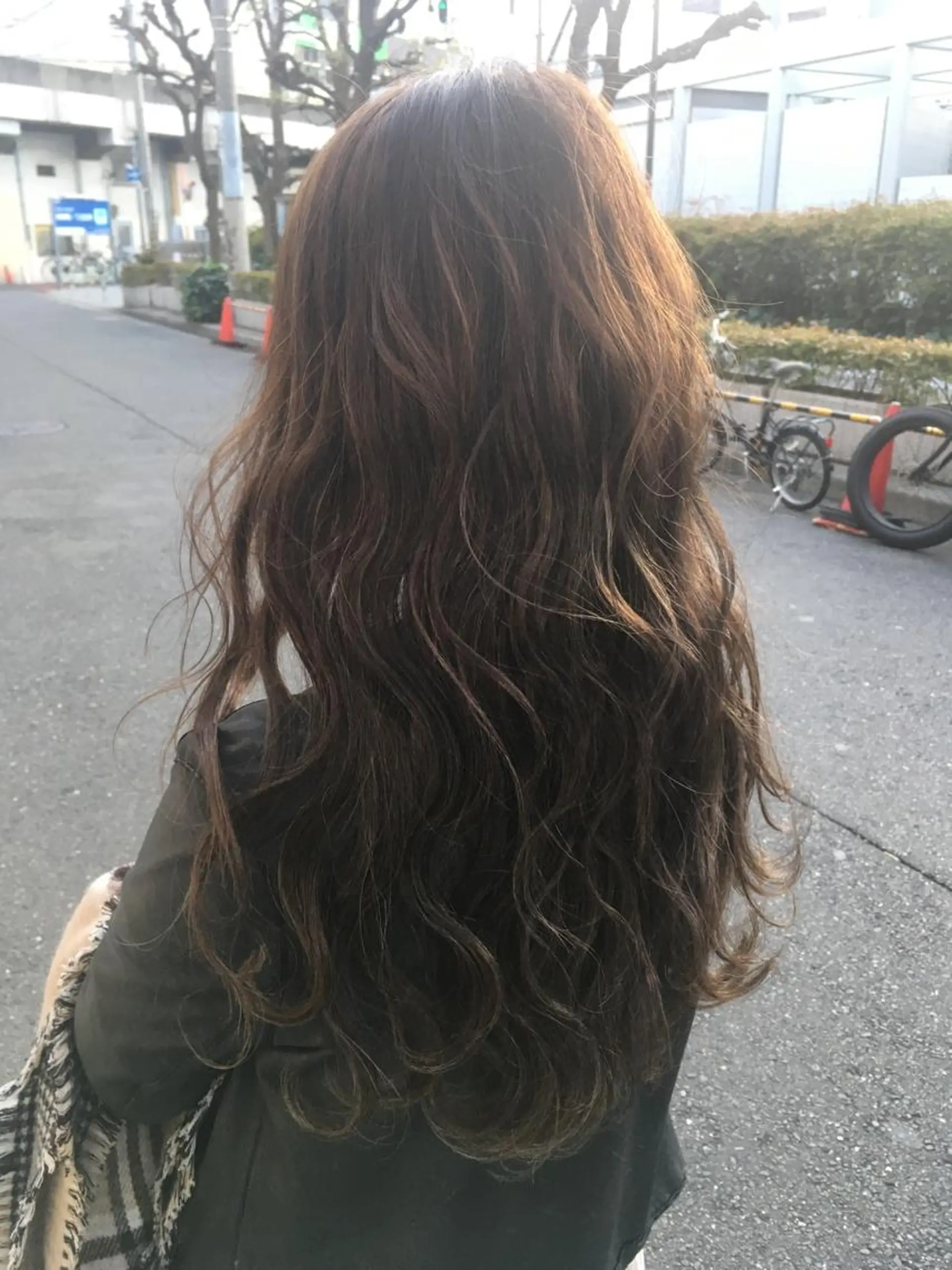 ロング カラー 髪質改善 中川　翔のヘアスタイル
