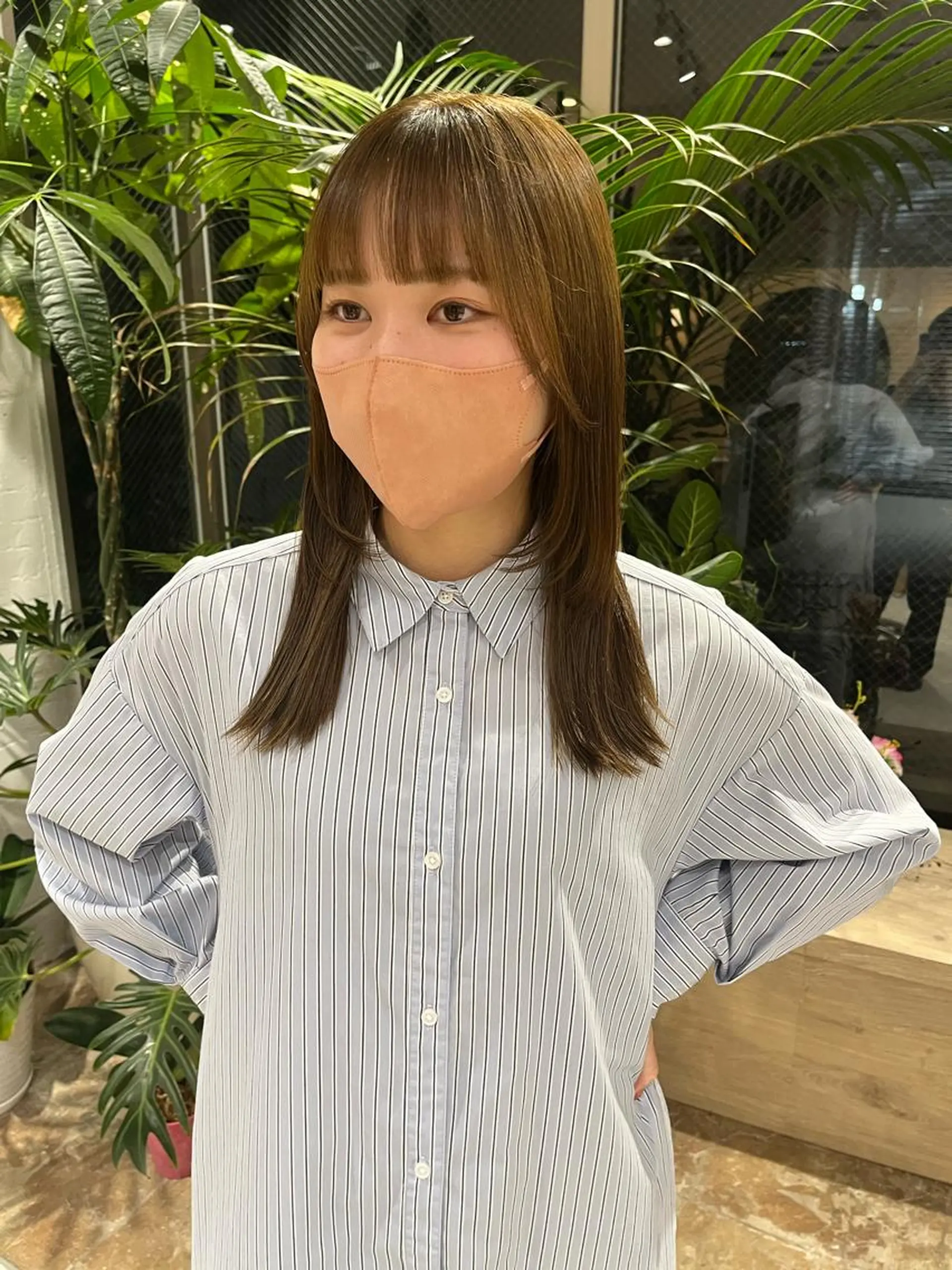 ミディアム カラー ヘアカラー トリートメント 🦖ミニボブ/ボブ /MOEKA🦕のヘアスタイル