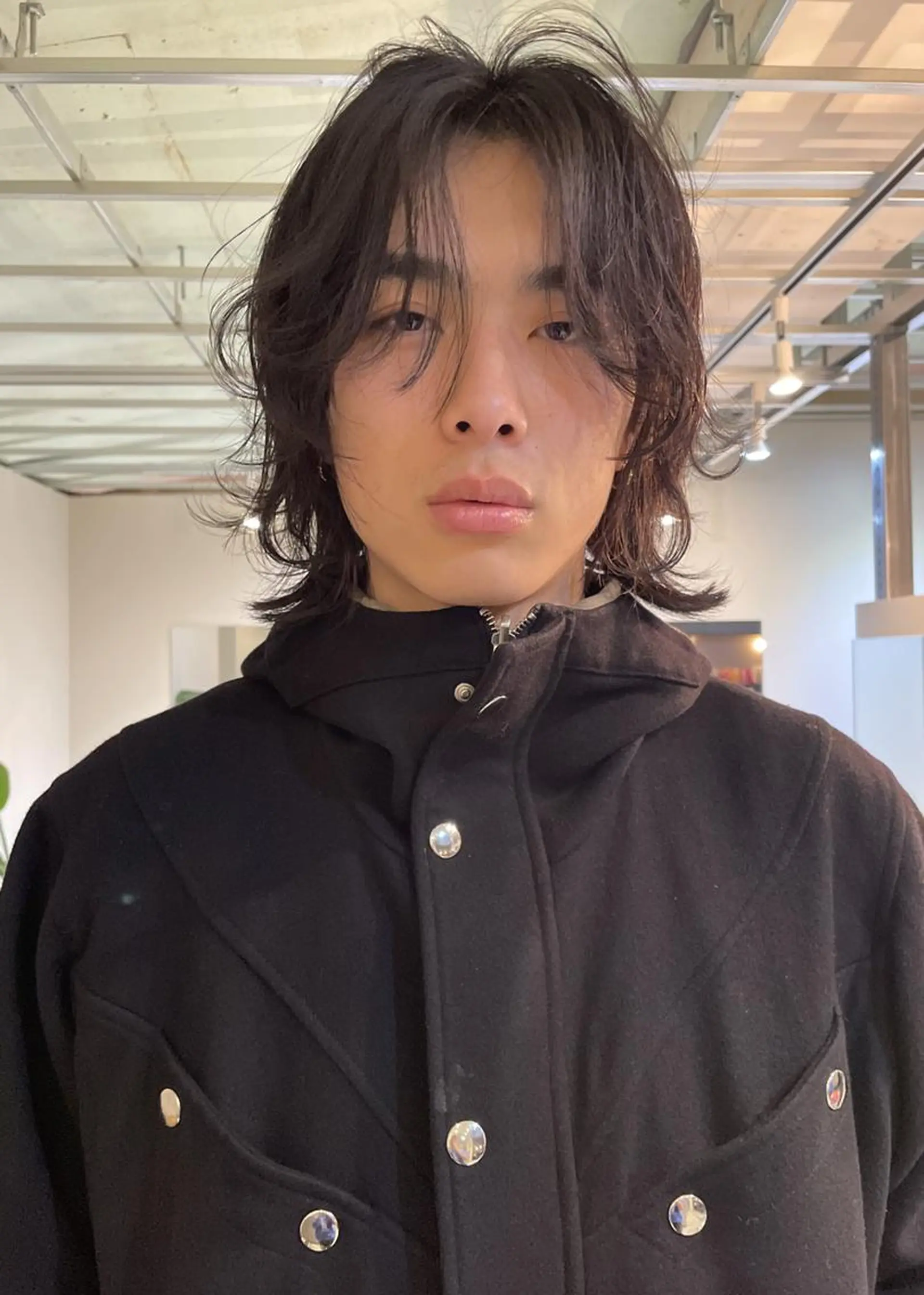 ショート メンズ ショートボブ メンズブリーチ メンズハイライト メンズインナーカラー メンズ韓国風 カット ヘッドスパ CEINE OURのヘアスタイル