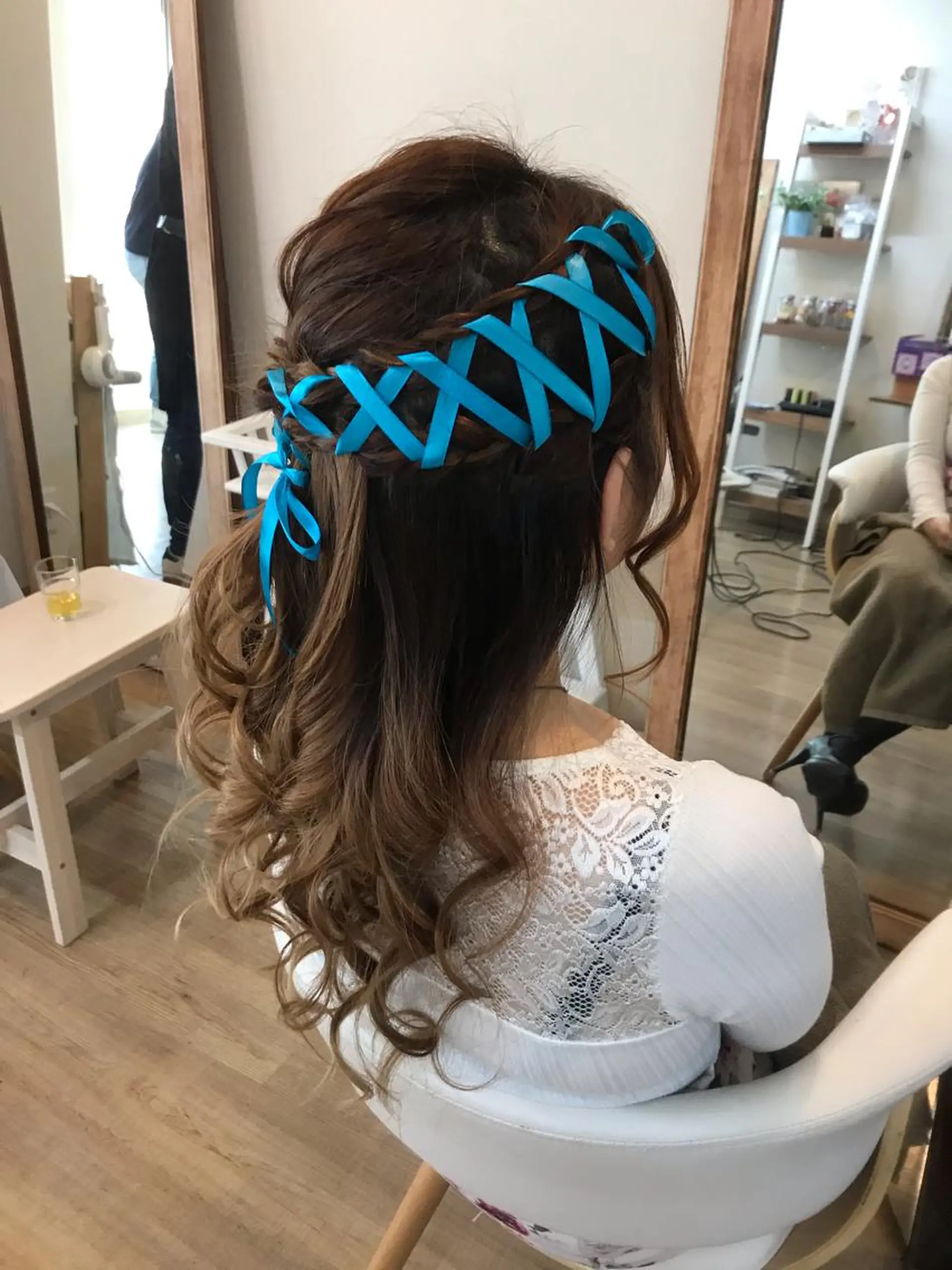 セミロング ヘアアレンジ ヘアセット ヘアメ/着付け 清水玲歌のヘアスタイル