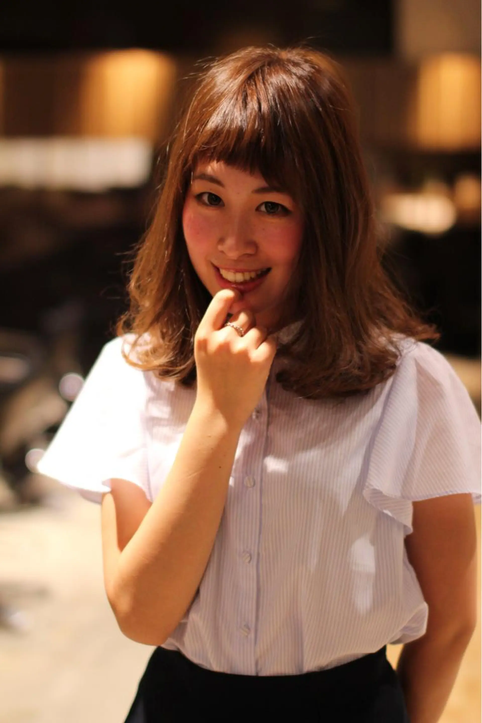 セミロング ヤマダ タケトのヘアスタイル