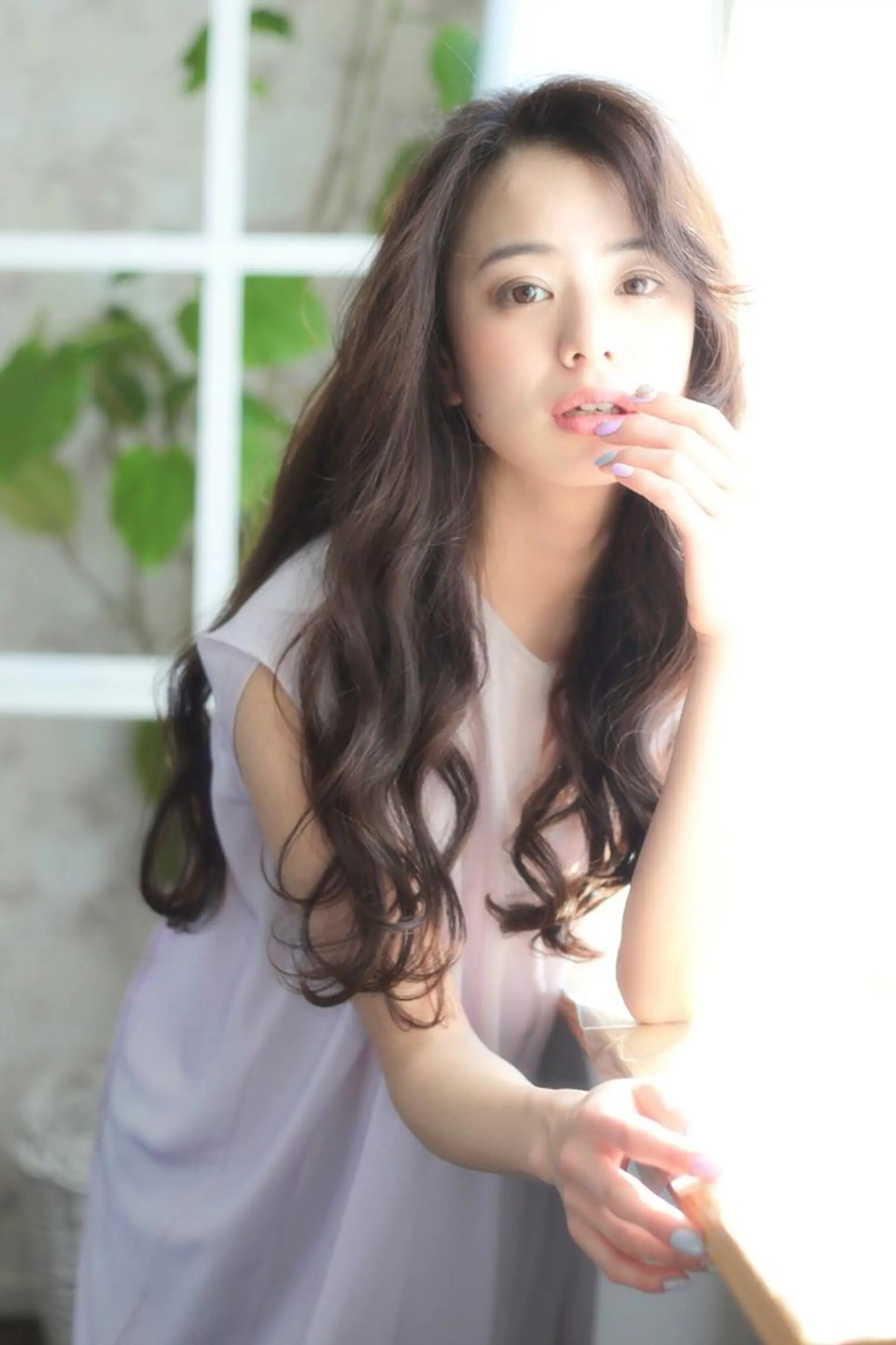 ミディアム 松島 涼花のヘアスタイル