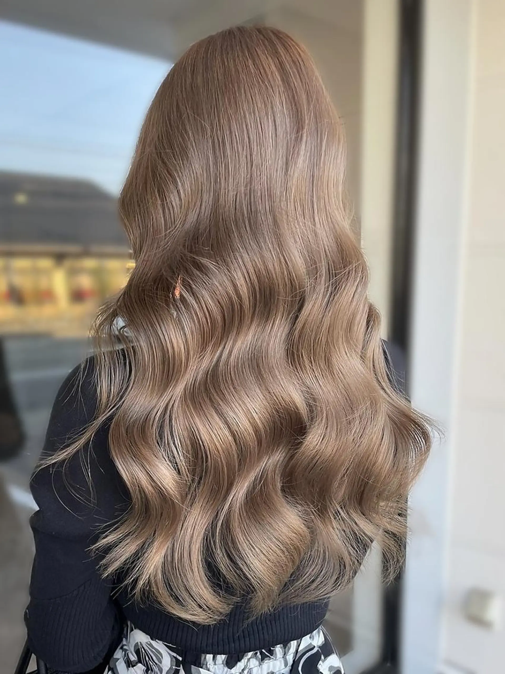 ロング カット ヘアカラー 縮毛矯正 縮毛矯正 髪質改善　鈴木のヘアスタイル