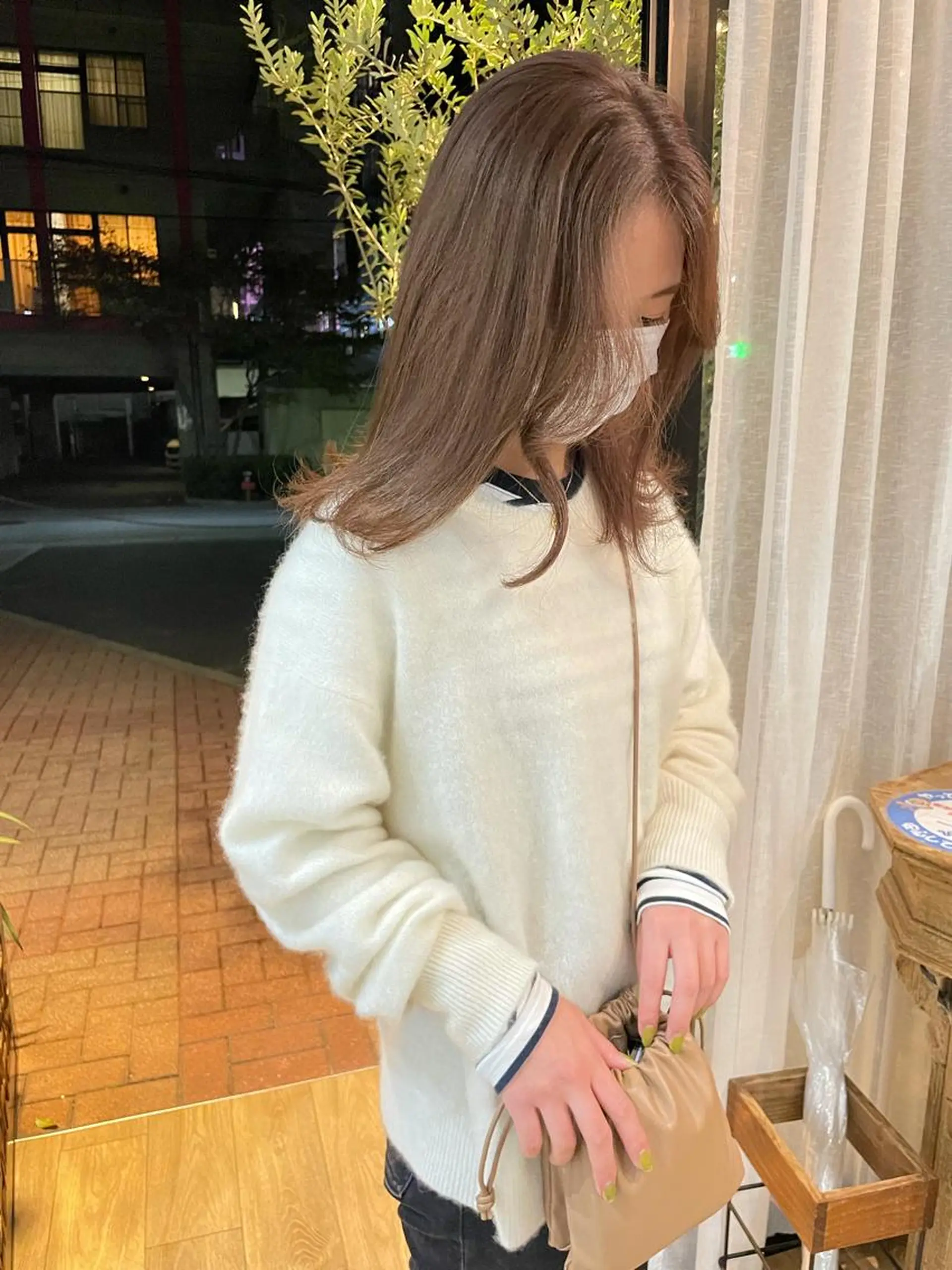 セミロング カラー ヘアカラー トリートメント レイヤー/顔周り /AKARIのヘアスタイル