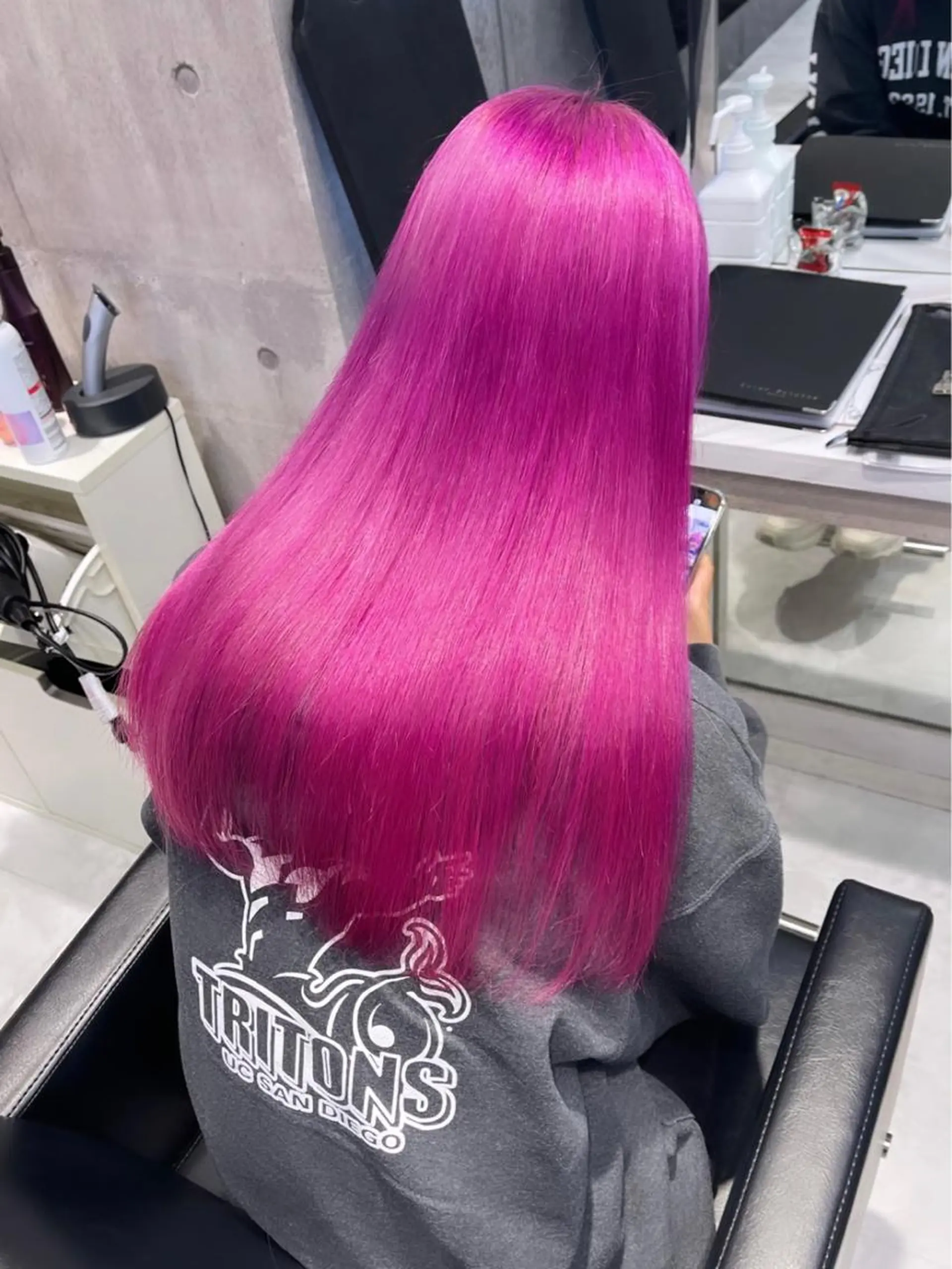 ロング カラー パーマ ヘアアレンジ メンズ キッズ ネイル マツエク・マツパ アイブロウ 🎀韓国スタイル YURINA🎀のヘアスタイル