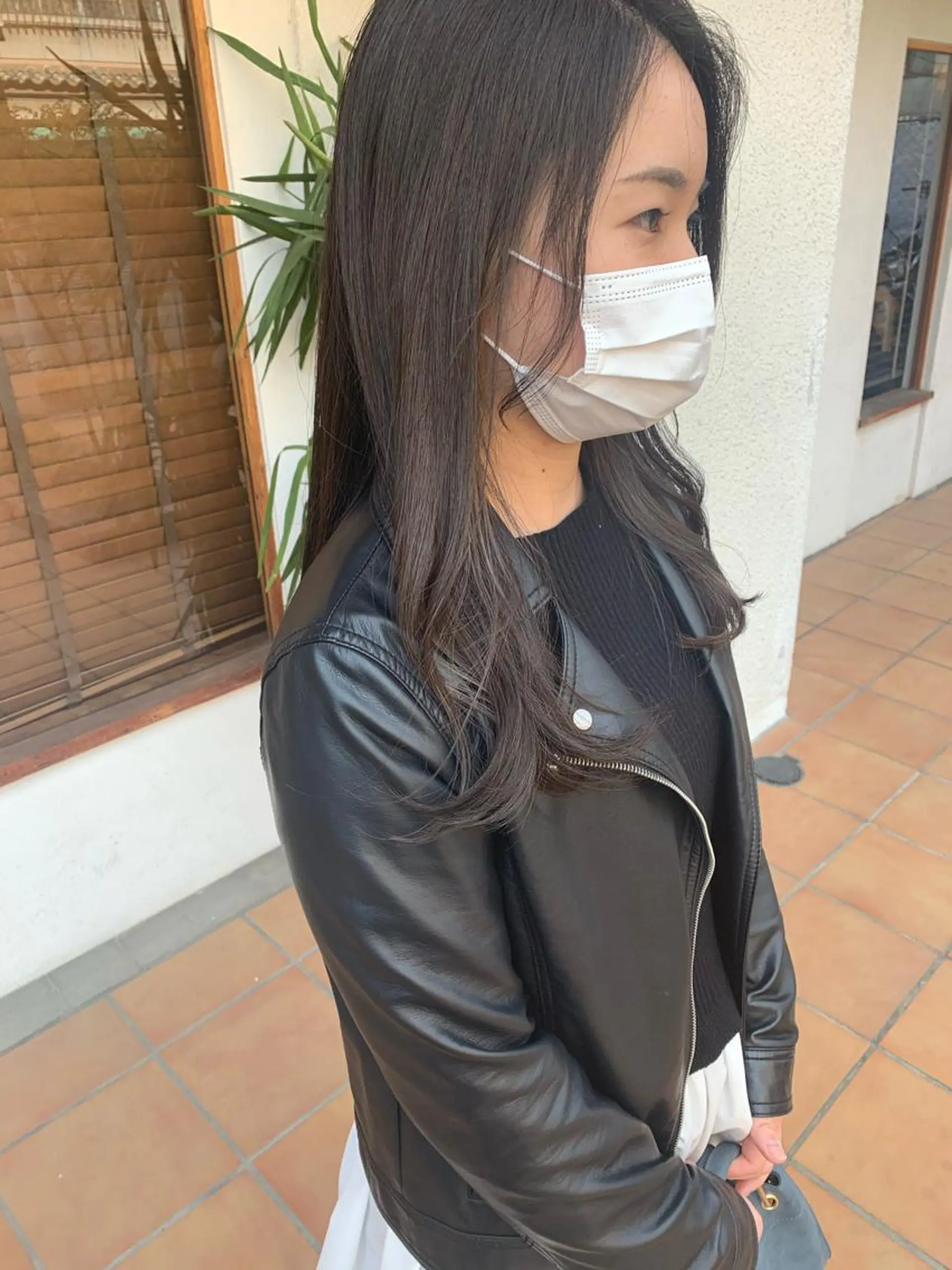 セミロング カラー カット ヘアカラー トリートメント 中津/柔らかカラー/ ナガオ　イズミのヘアスタイル