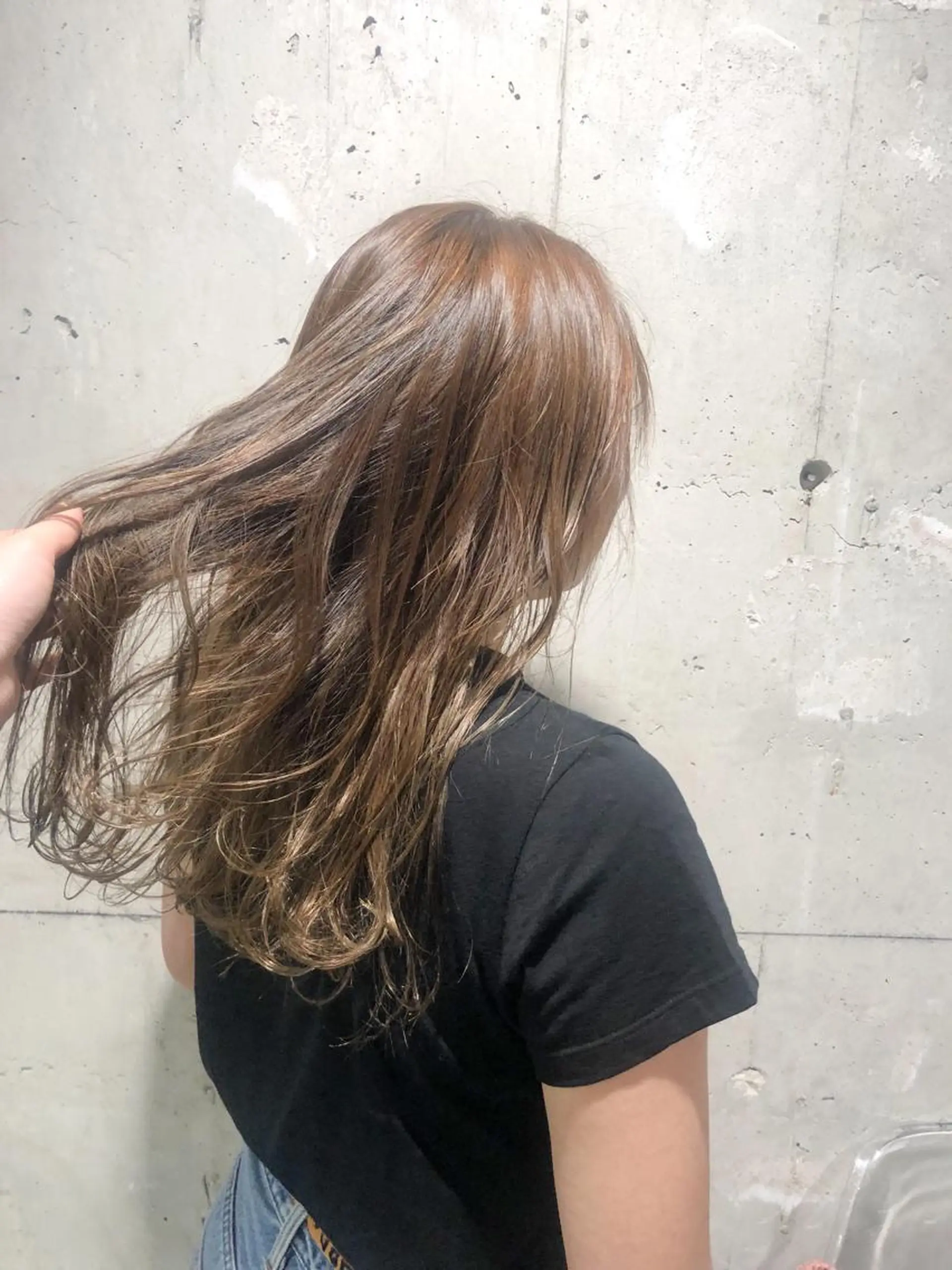 ロング カラー パーマ ヘアアレンジ メンズ キッズ ネイル マツエク・マツパ メンズハイライト ベージュカラー ハイライトカラー 外国人風カラー ハイライト Rene'所属・当日予約⭕️ yuriのヘアスタイル