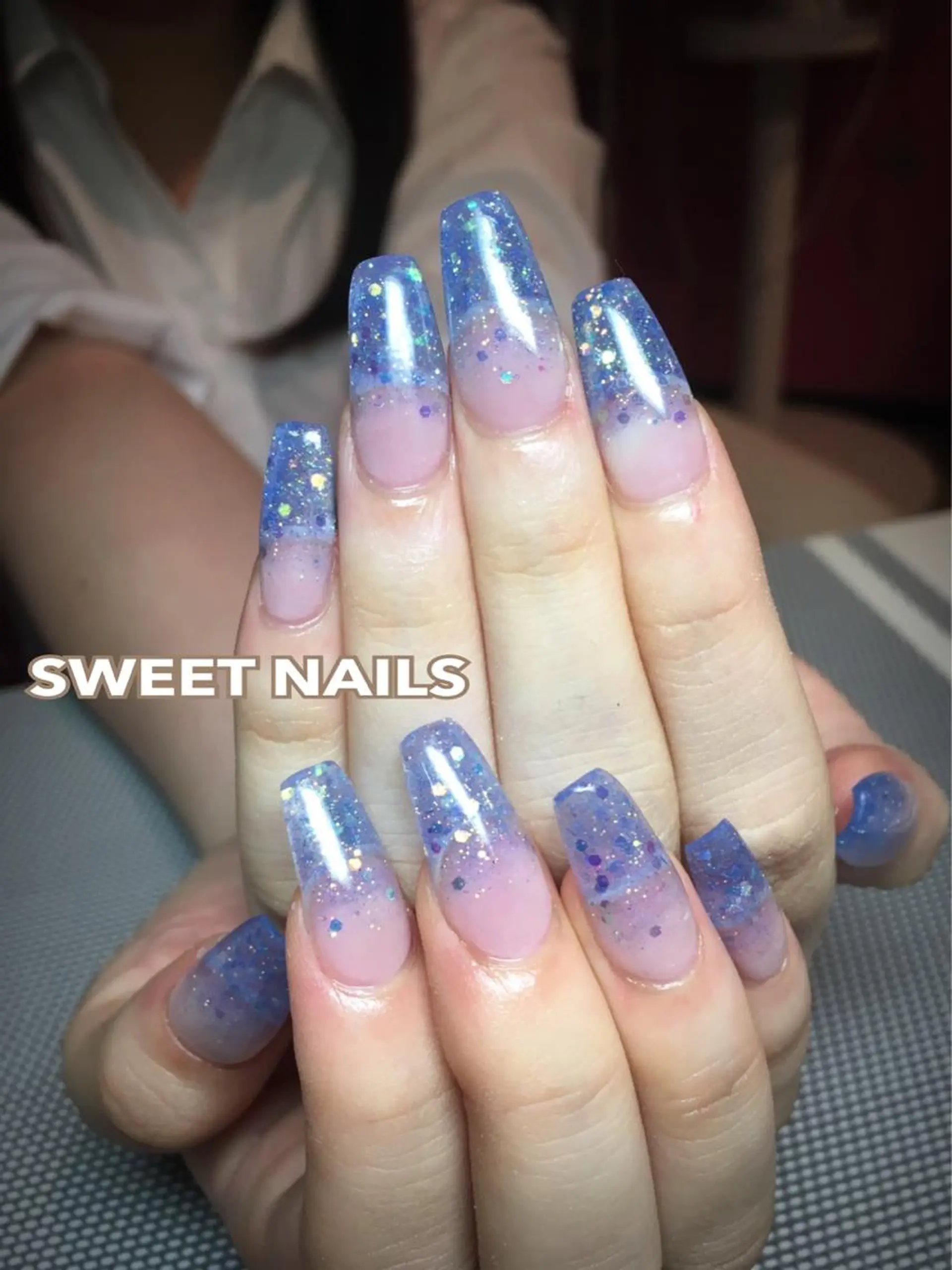 ロング SWEET⭐️ NAILSのネイルデザイン