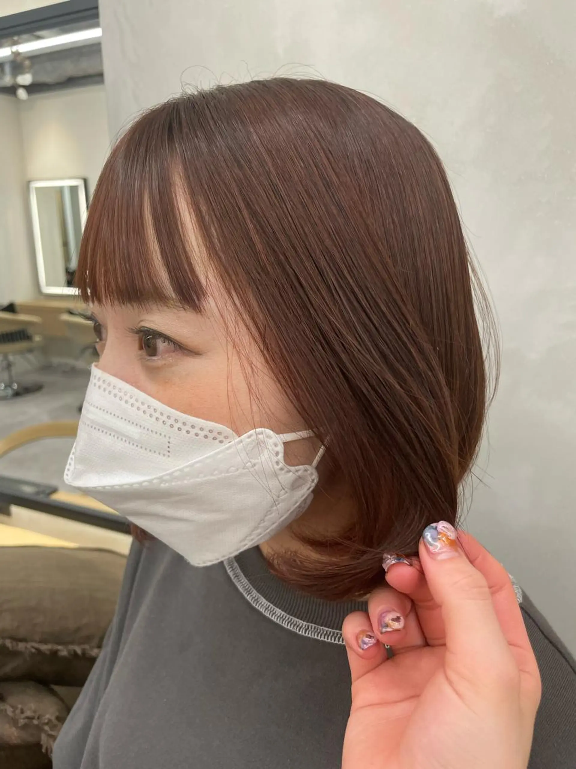 ショート レイヤー縮毛矯正 ささきすずね💗のヘアスタイル