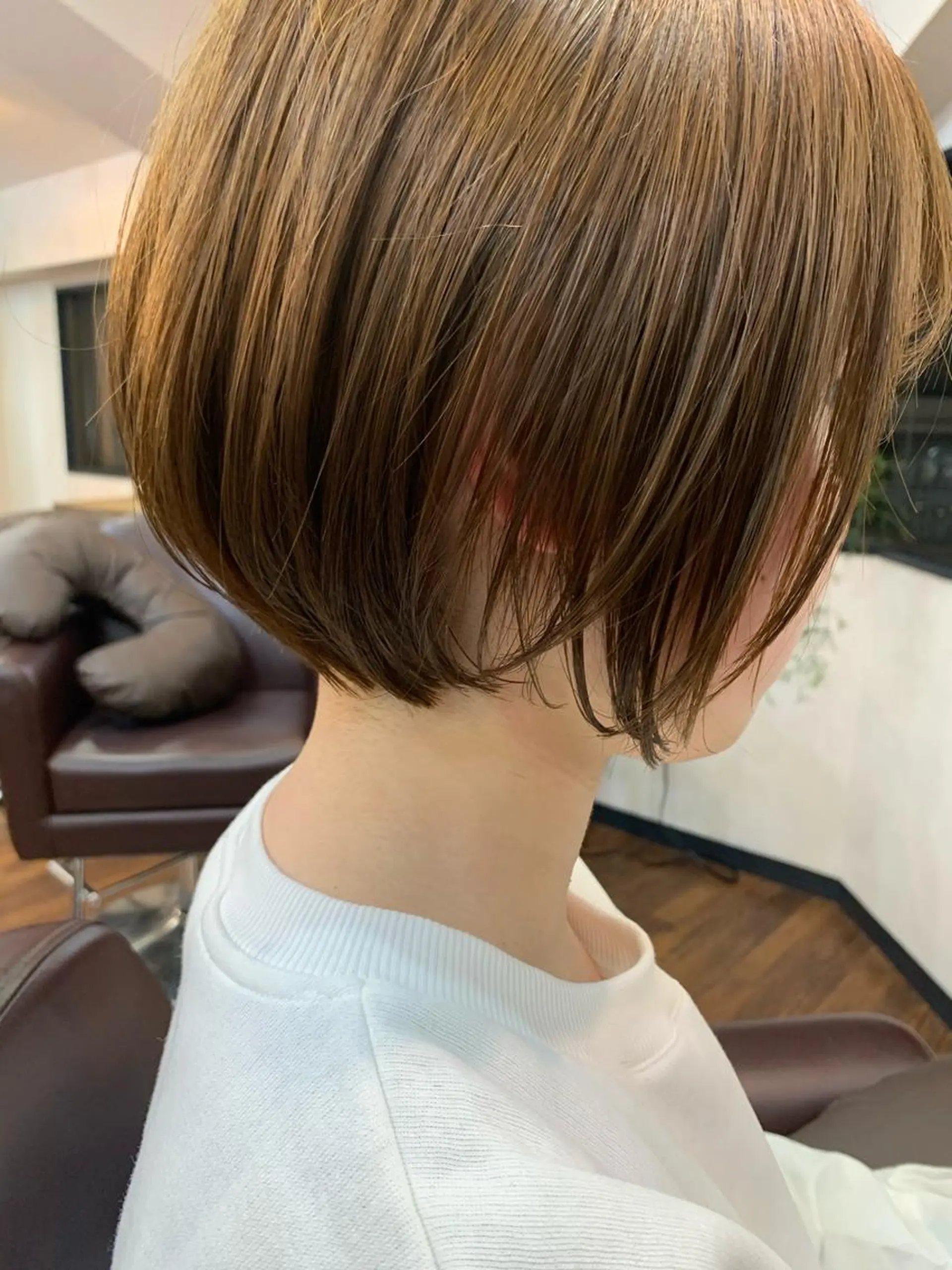 ショート 縮毛矯正/ショート/ レイヤー/畑中正敏のヘアスタイル