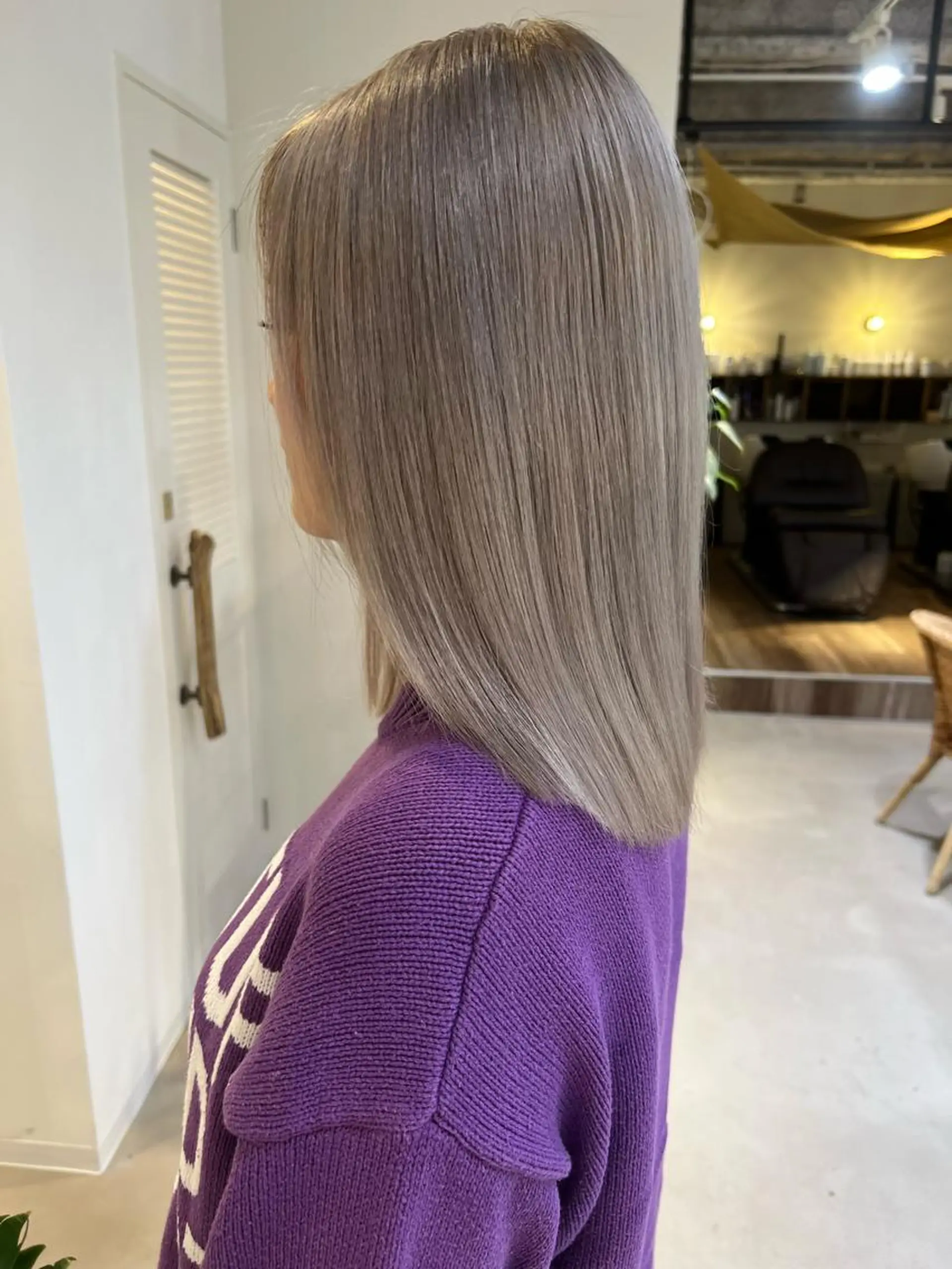 セミロング ココルアナ 豊中美容室のヘアスタイル