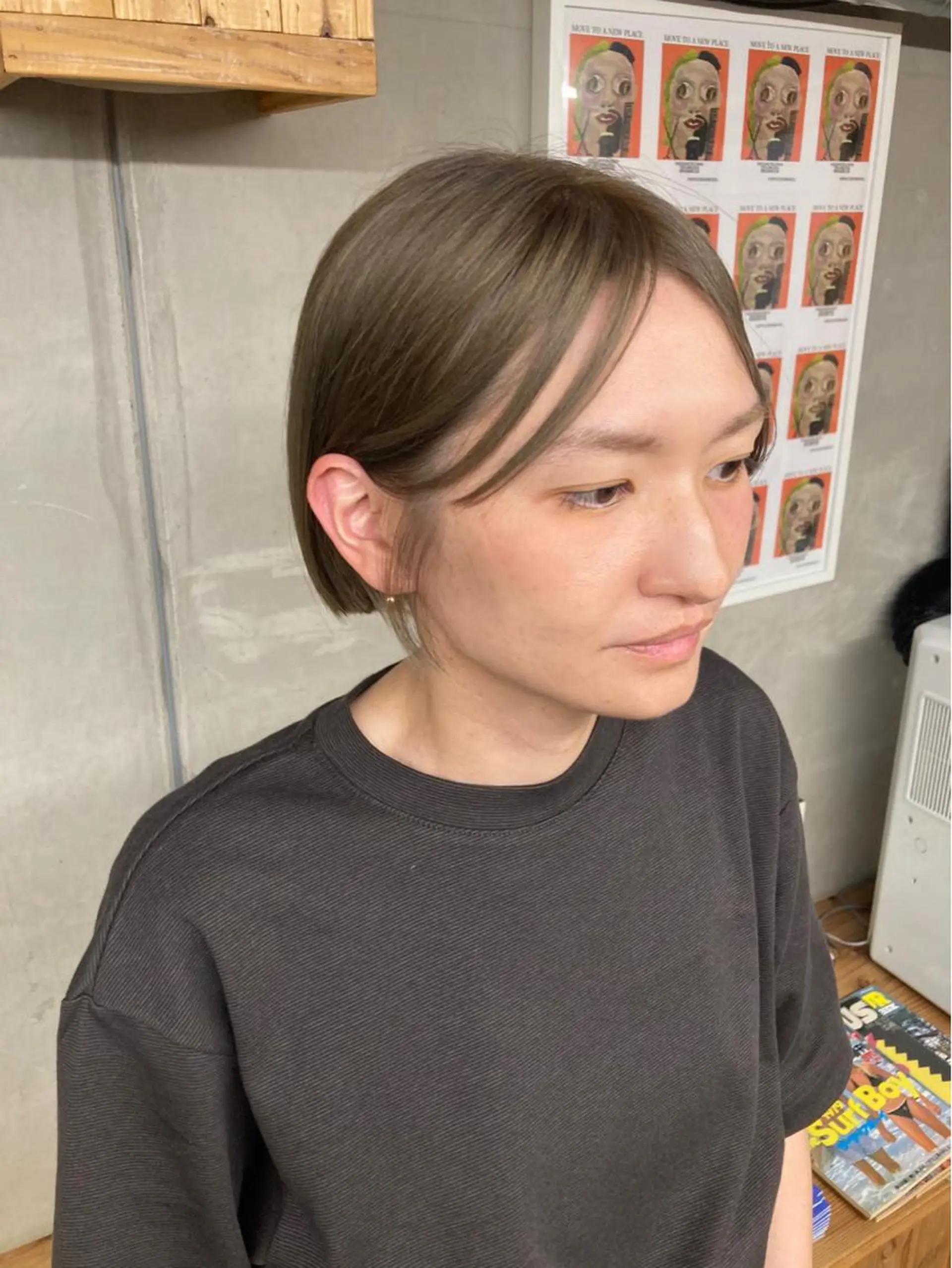 ショート カラー パーマ BRUNTJET所属・MAEDA MADOKAのヘアスタイル