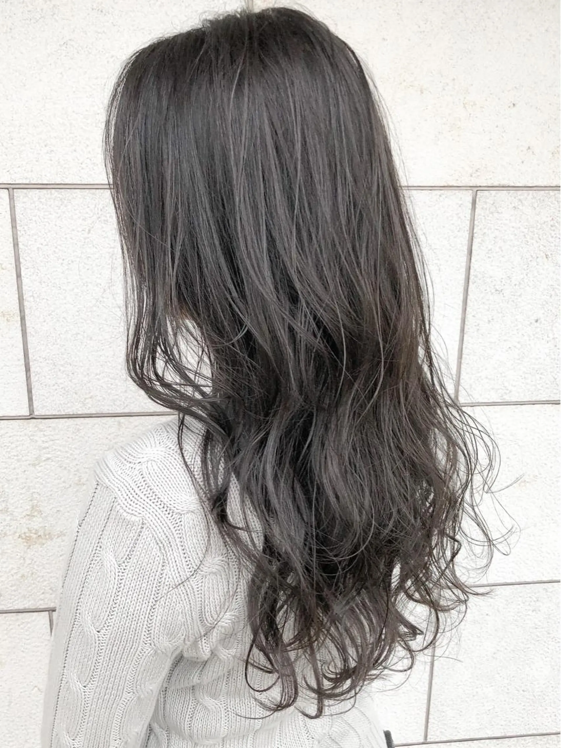セミロング カラー ヘアアレンジ 成人式 切りっぱなしボブ アッシュ バレイヤージュ ベージュカラー SALON　VILEGE所属・髪質改善・韓国 【代表】 HIDE.のヘアスタイル
