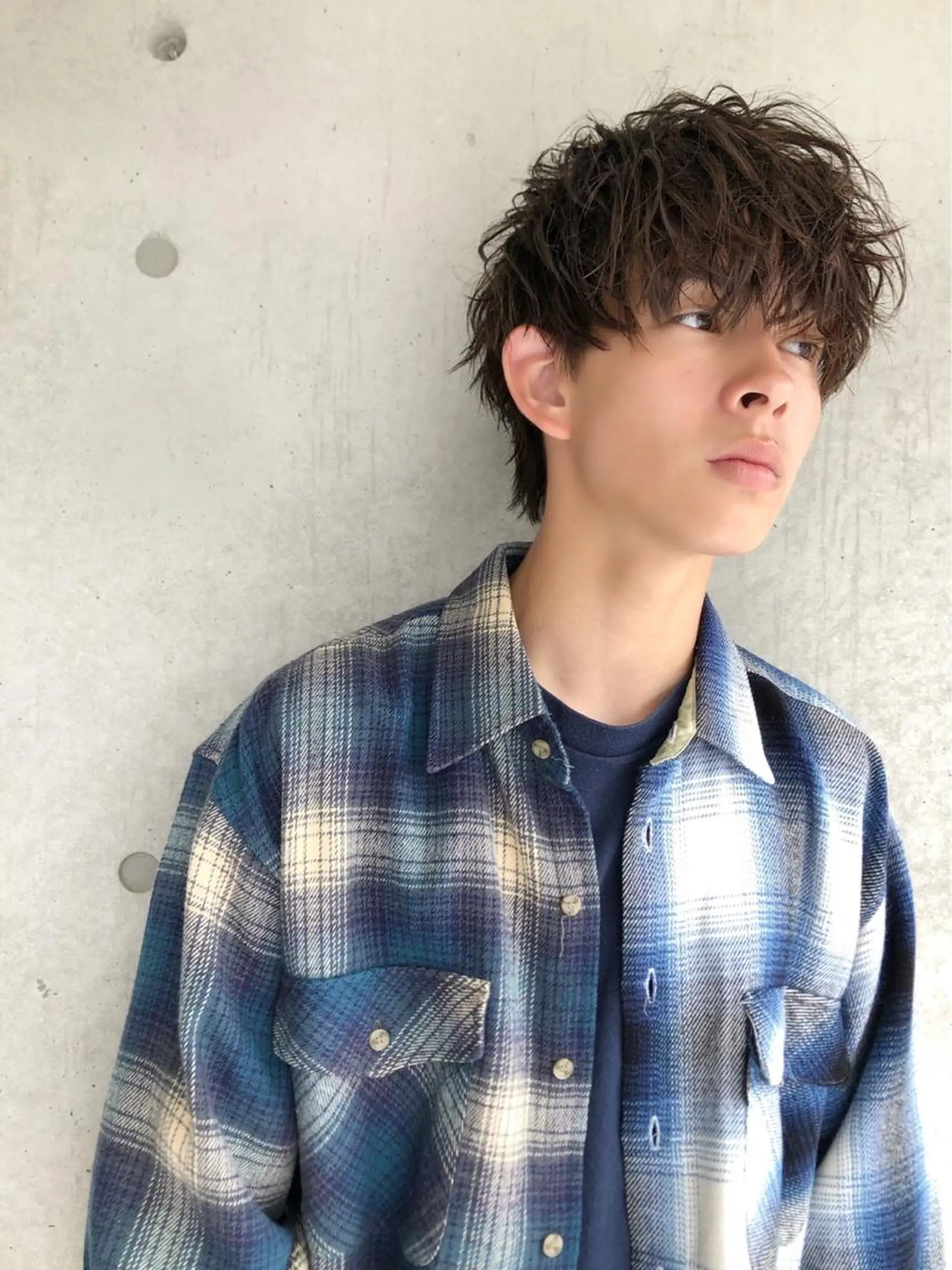 カラー ヘアアレンジ メンズ くすみミルクティー／ ブラウン🪡TOWAのヘアスタイル