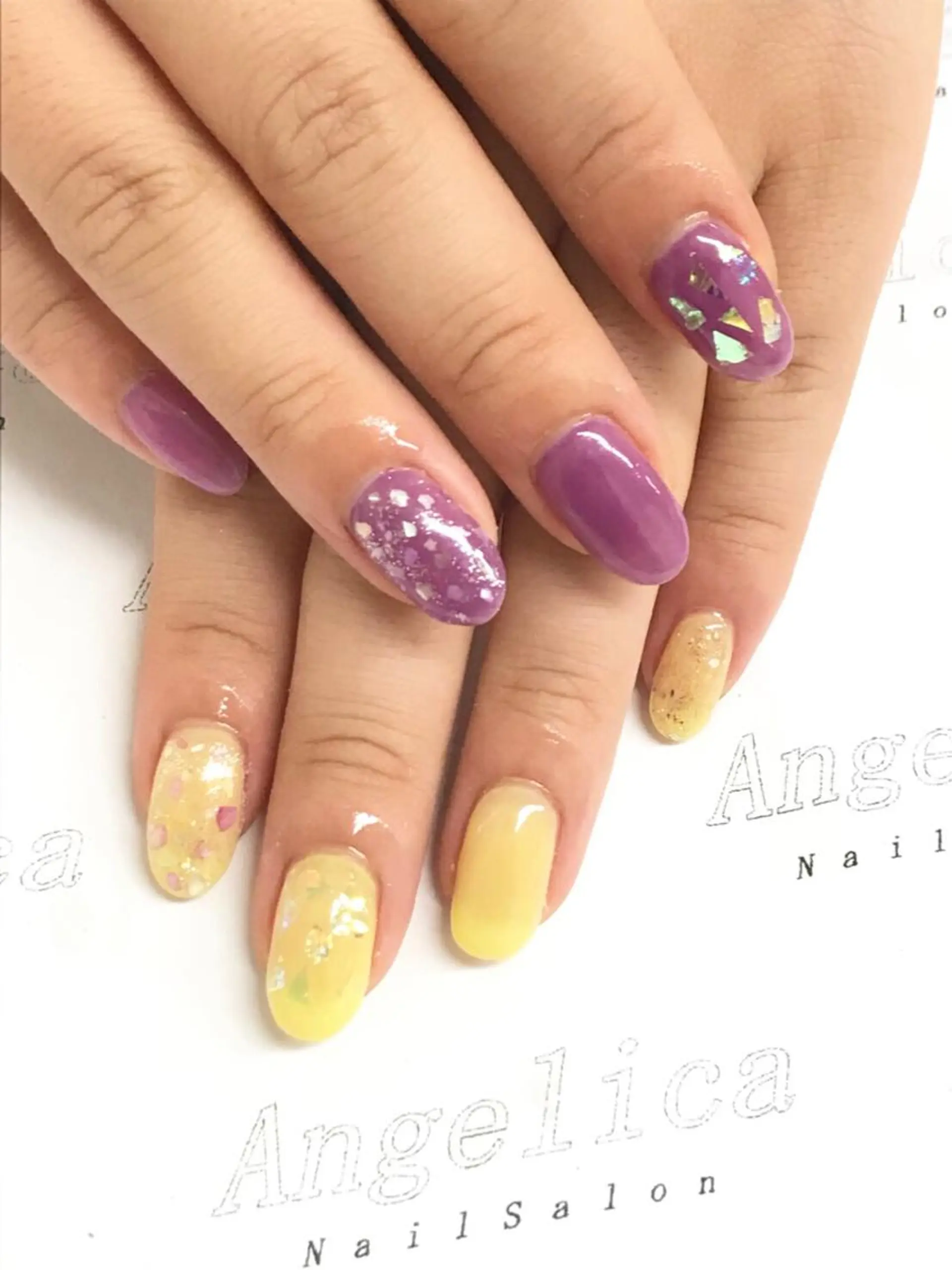 ネイル ハンドネイル Angelica ネイリストのネイルデザイン