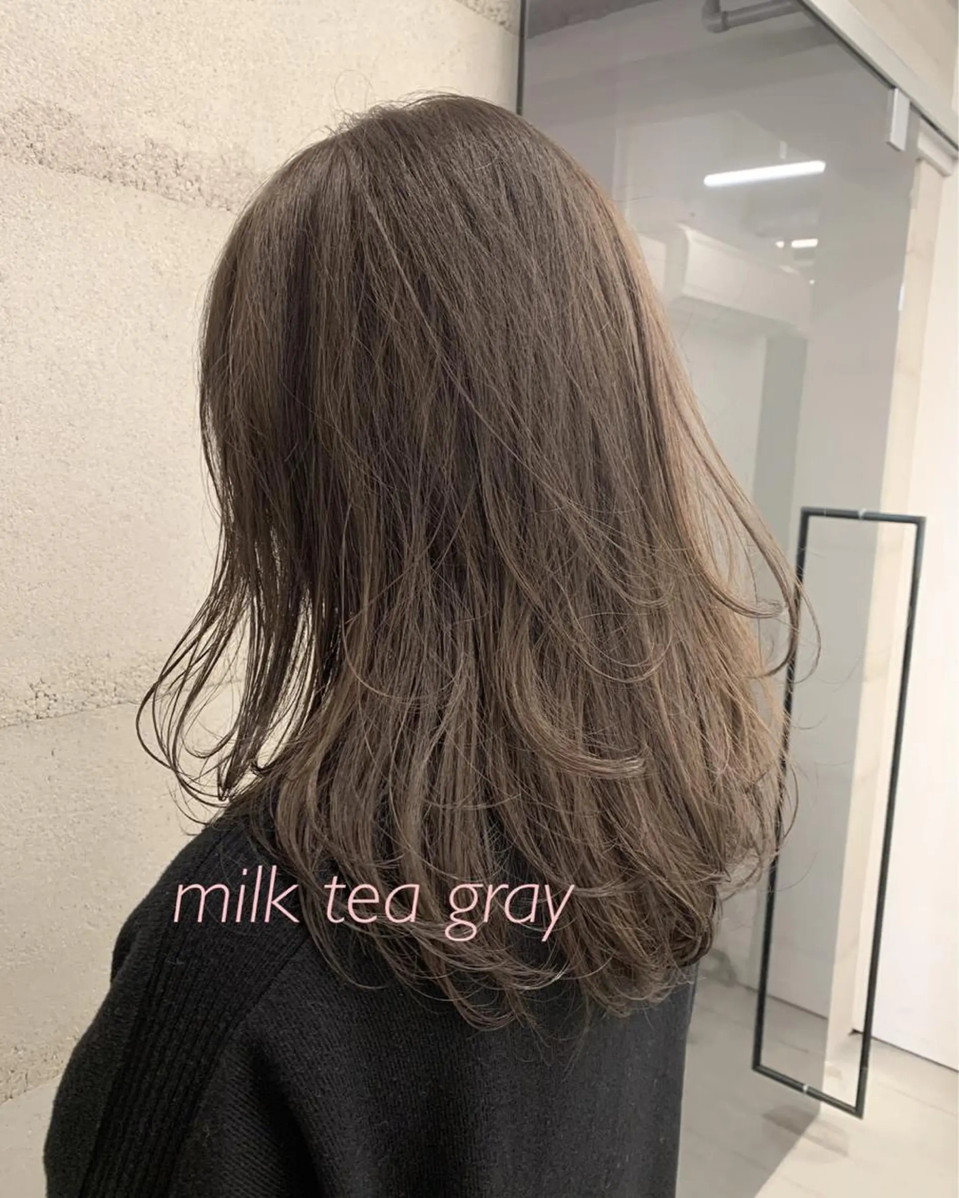 カラー 透明感/オリーブ/ グレージュ/YUKAのヘアスタイル