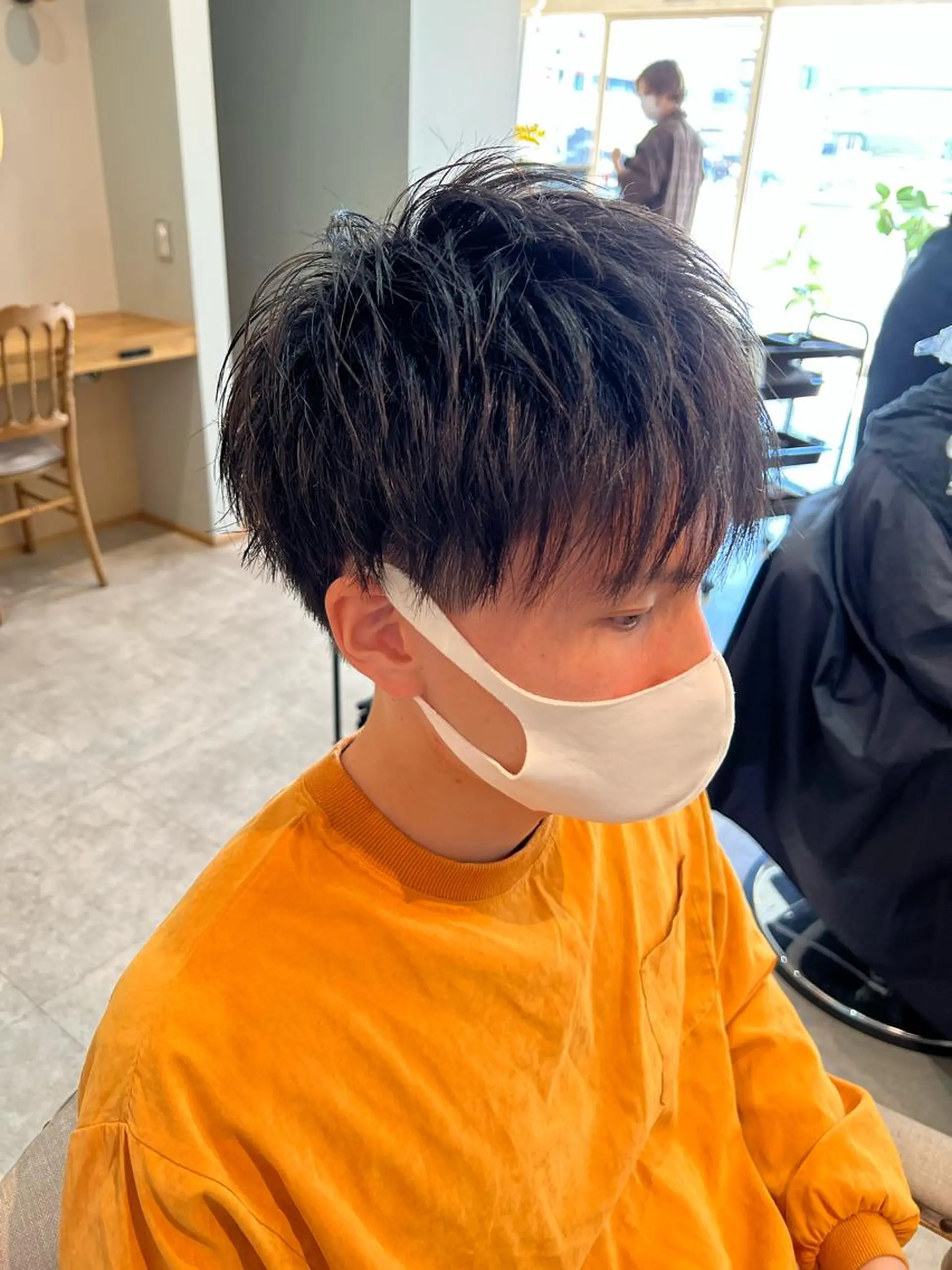 メンズ ぱつボブ/ ショート/YUKIのヘアスタイル