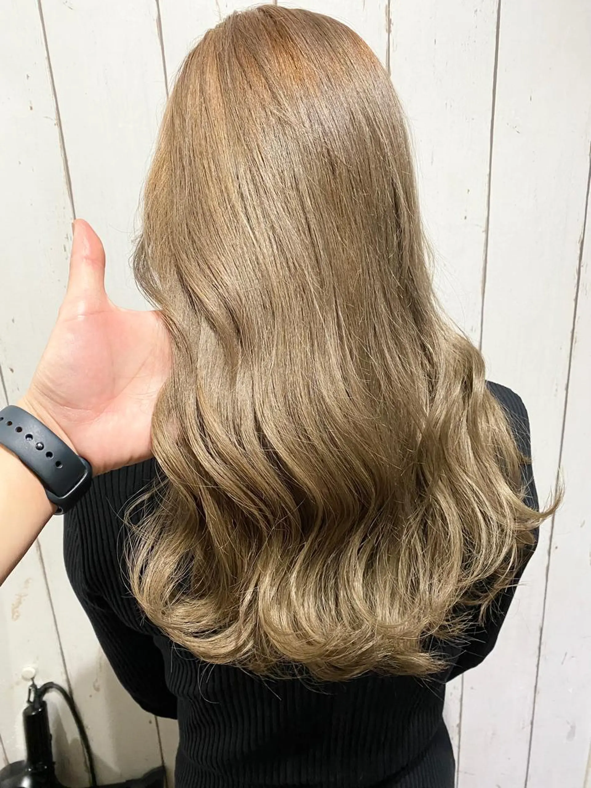 セミロング カラー パーマ ヘアアレンジ アッシュ バレイヤージュ ベージュカラー ブリーチ 透明感カラー RecheRche【池袋】所属・👑指名率No.1 👑坂口飛翔のヘアスタイル