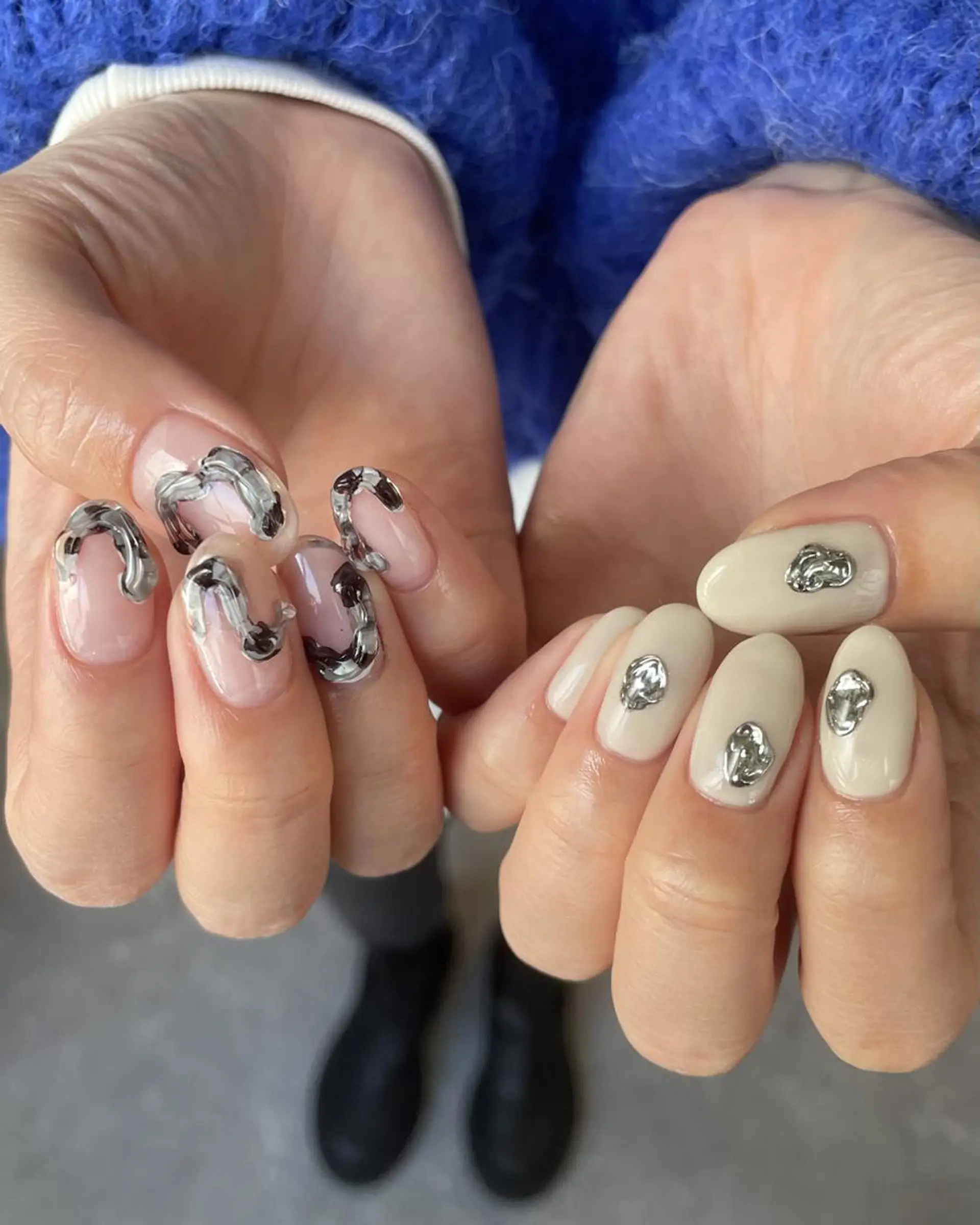 ショート ハンドネイル ネイルサロン Noëlのネイルデザイン