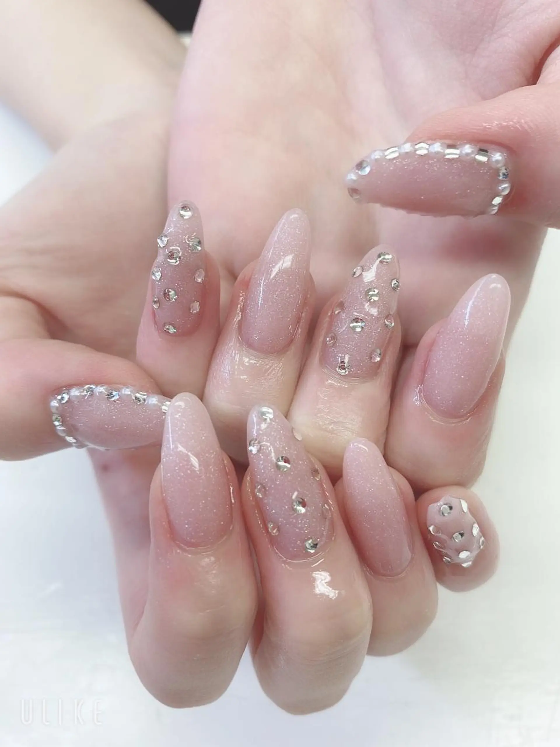 セミロング ハンドネイル JNA認定講師🌸 RIEのネイルデザイン