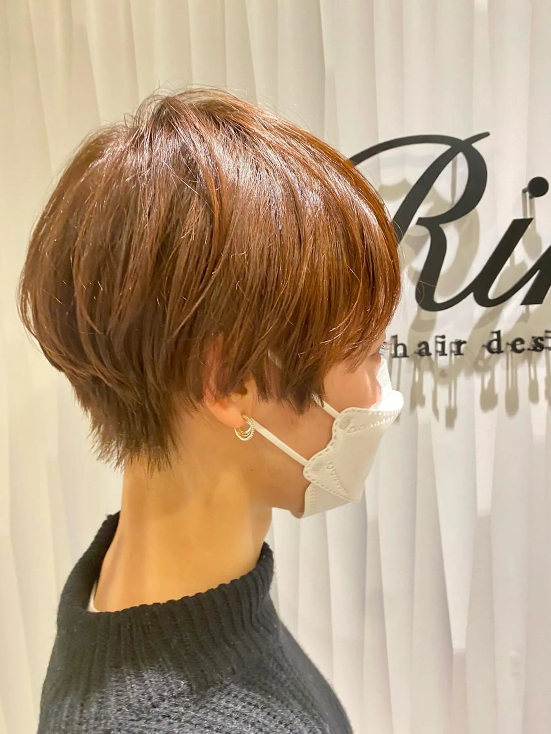 ショート カット ヘアカラー トリートメント 大倉 未波のヘアスタイル