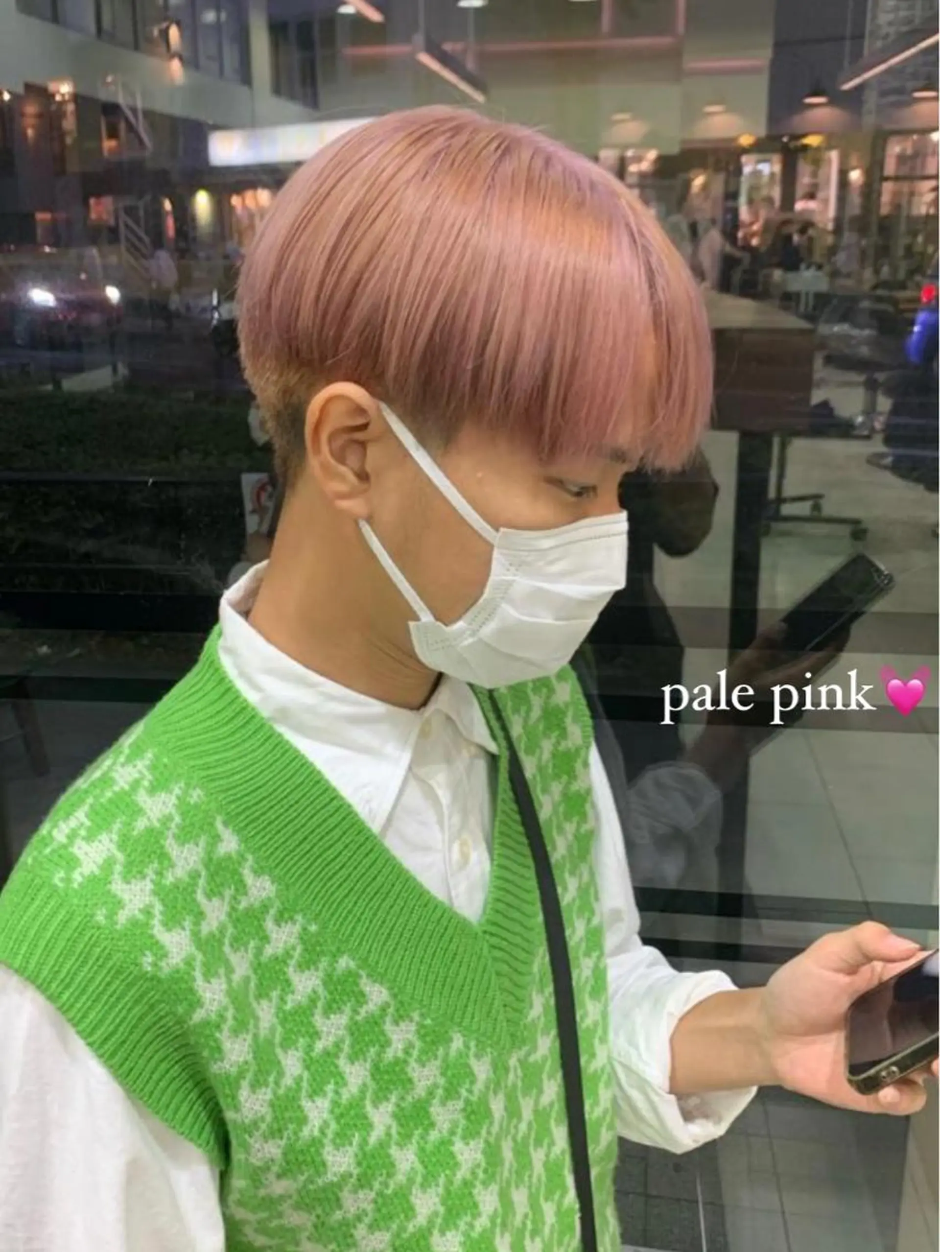 カラー メンズ 海外girl🤎 透明感ベージュmaoのヘアスタイル