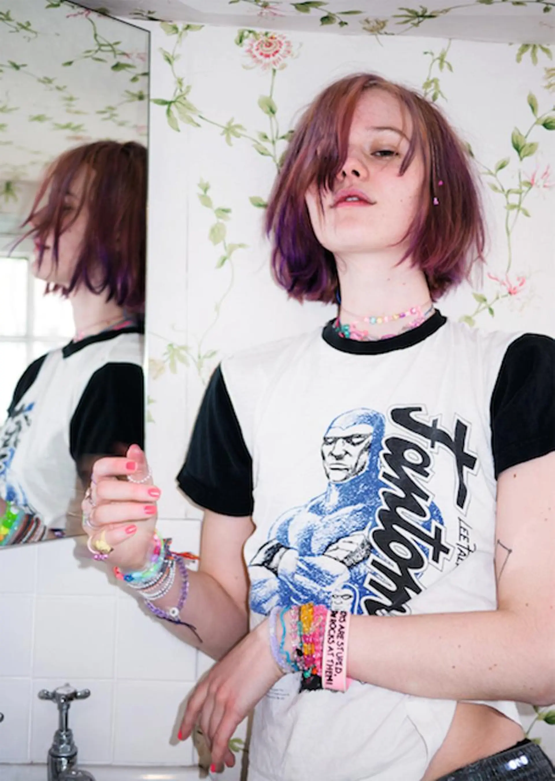 カラー ピンクベージュ/新潟 万代/高橋桃葉🍑のヘアスタイル