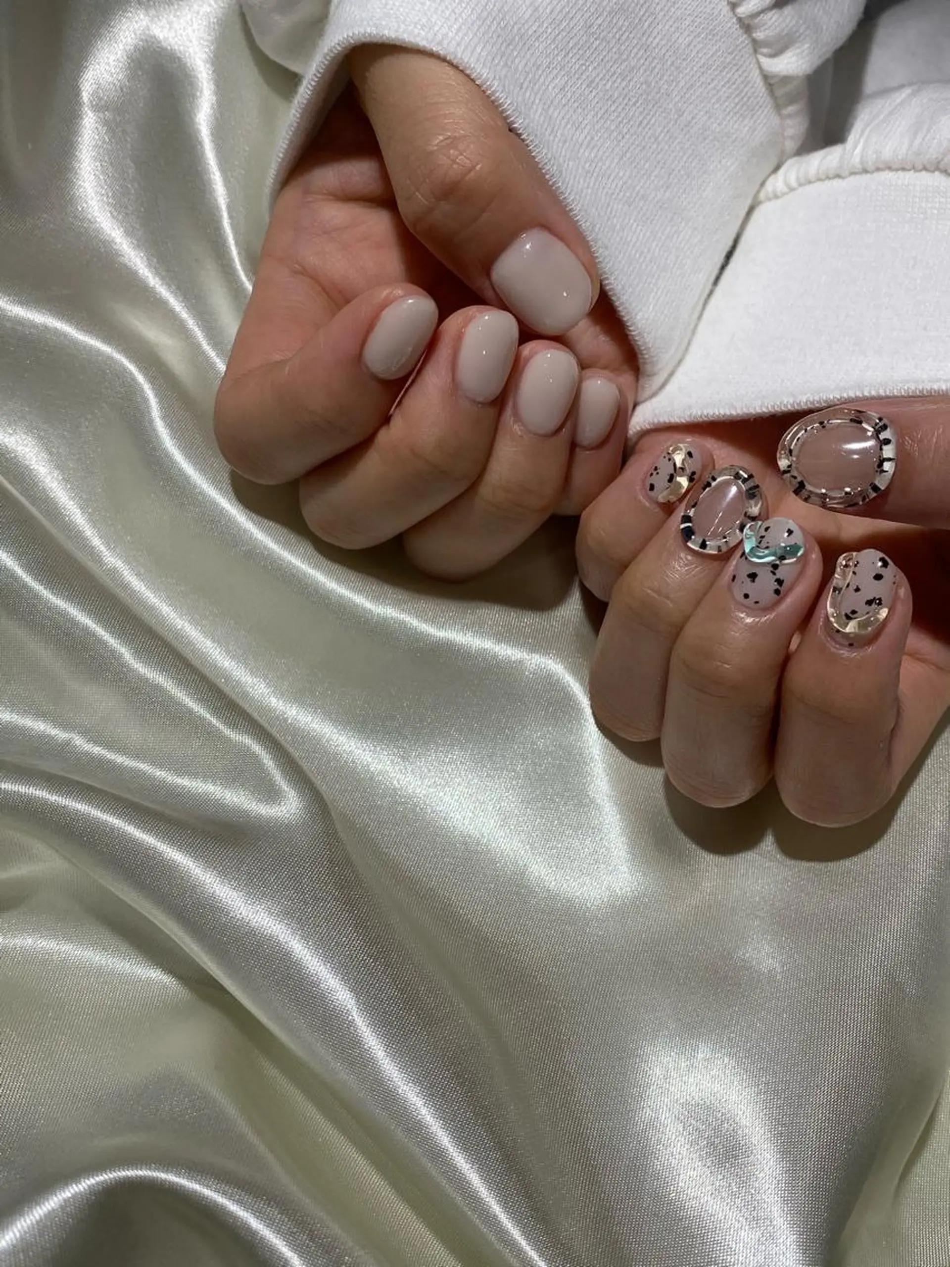 ネイル 持ち込み ニュアンスネイル Charme. NOBUKOのネイルデザイン