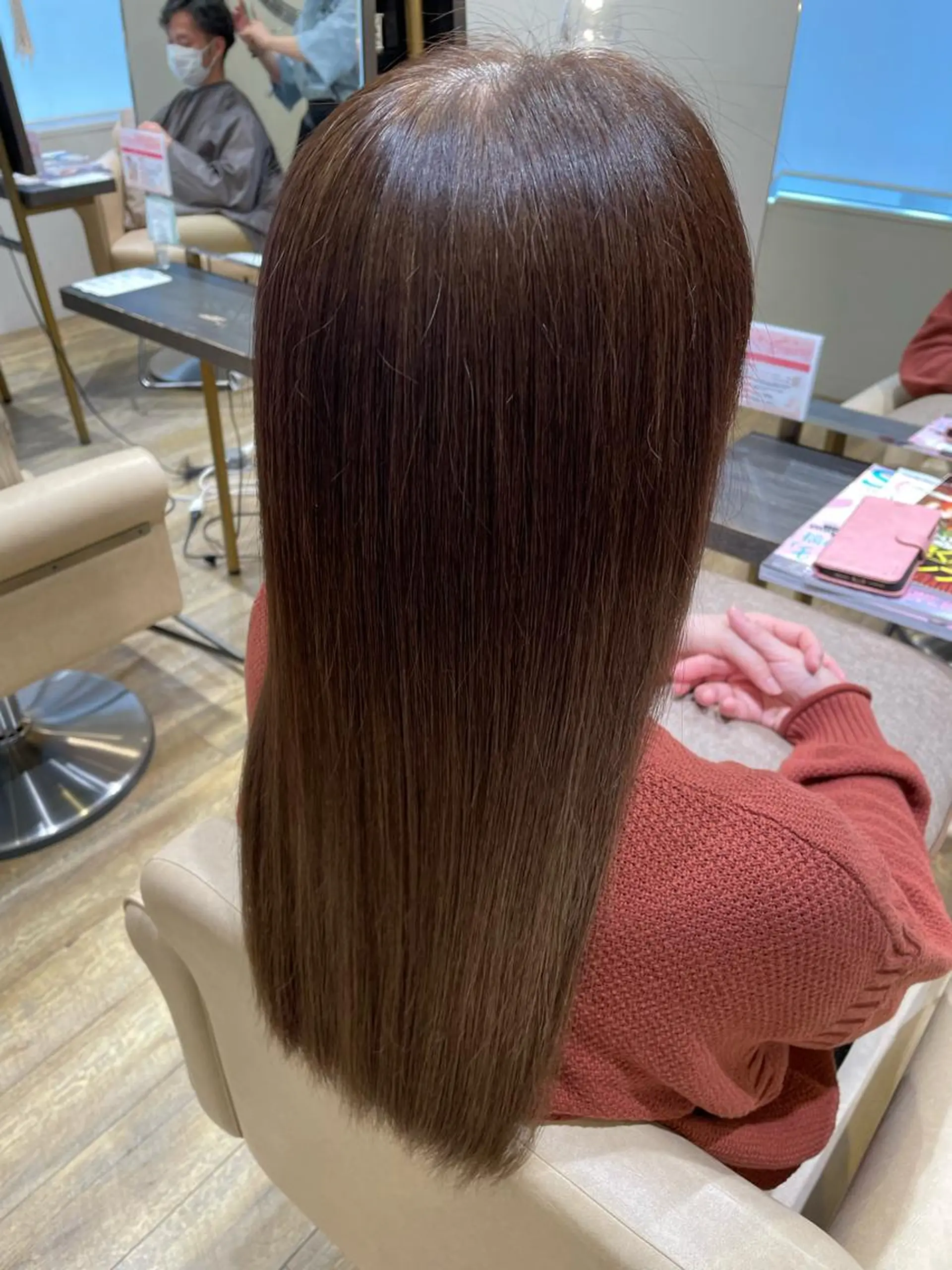 ロング カット 縮毛矯正 BeginningS ✂️Shunpeiのヘアスタイル