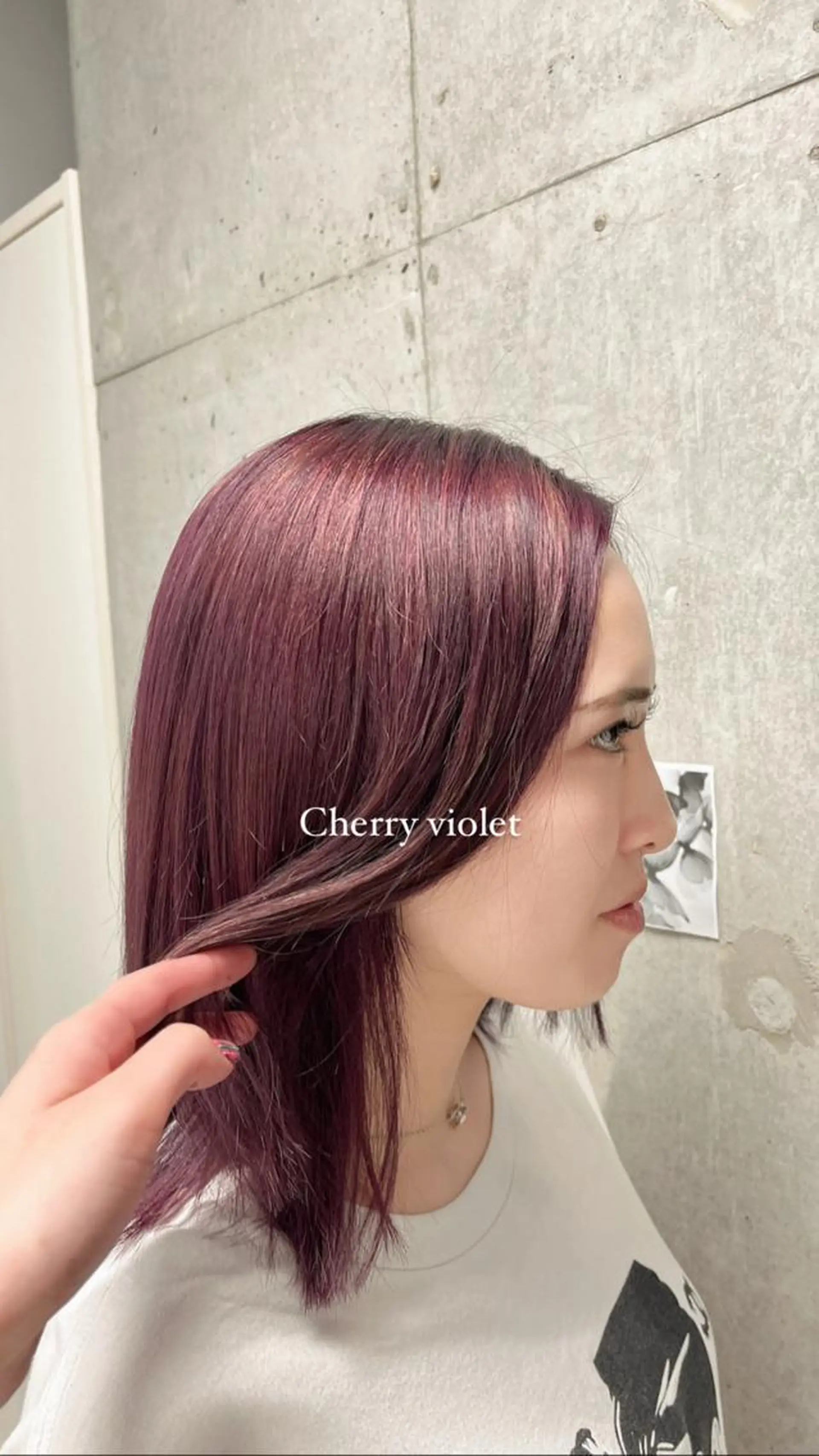 ミディアム カラー ヘアアレンジ ねいるとあいの店キュプレ橘通店所属・harua キュプレ/アイリストのマツエク・マツパデザイン