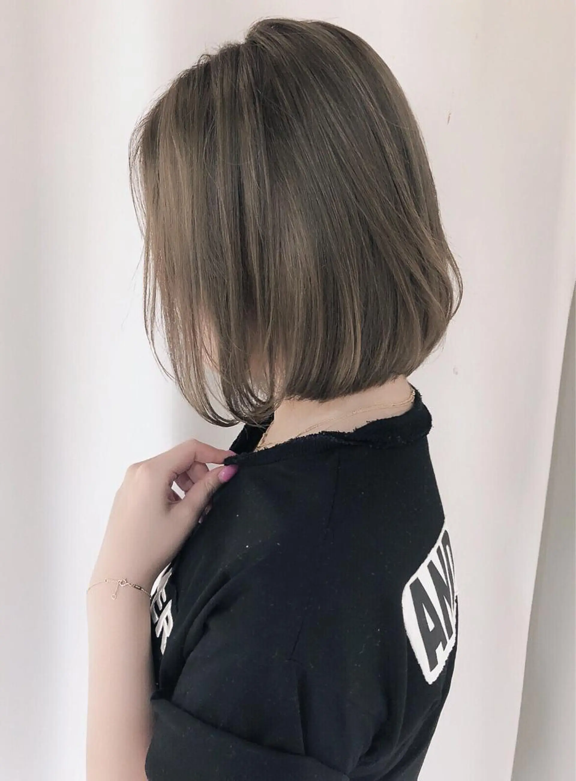 ショート カラー パーマ ヘアアレンジ アッシュ バレイヤージュ グラデーションカラー グレージュ ハイライトカラー カット ヘアカラー トリートメント 竹内ケンゴ🇰🇷 EIGHT藤沢のヘアスタイル