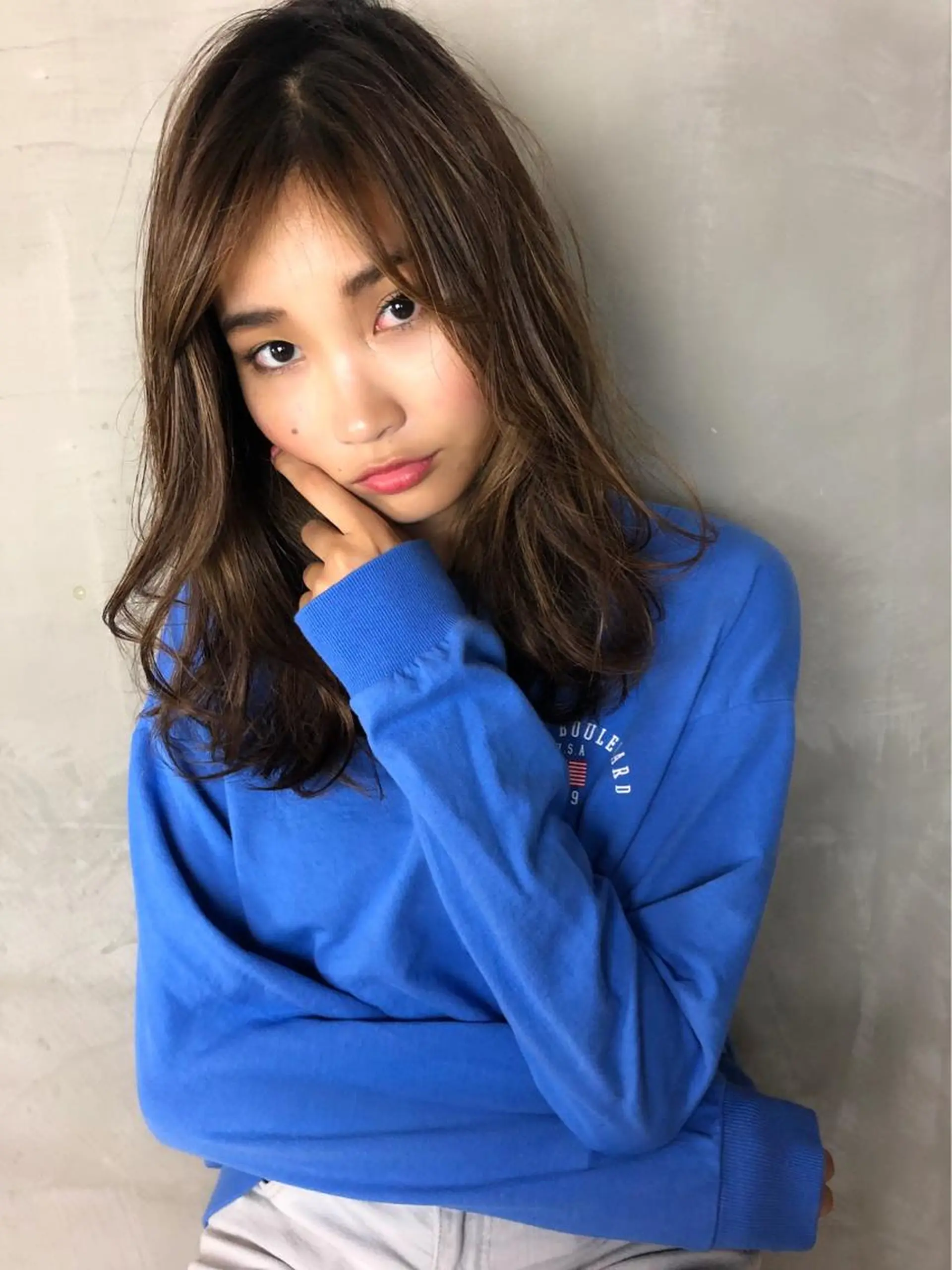 セミロング カット ヘアカラー トリートメント Reve Resort池袋のヘアスタイル