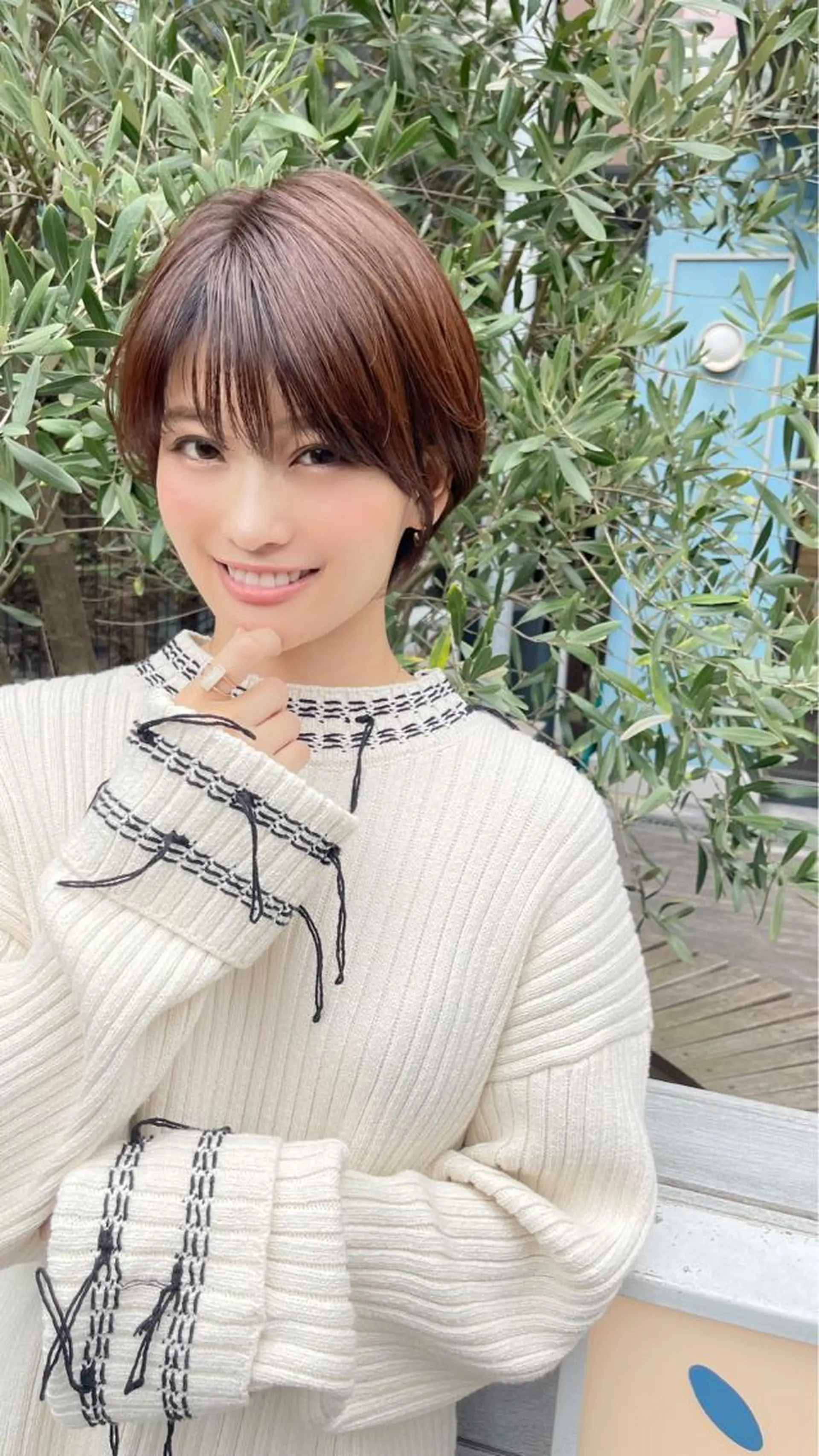 ショート カット ヘアカラー トリートメント イメチェンカット✂️ 錦糸町佐藤店長のヘアスタイル