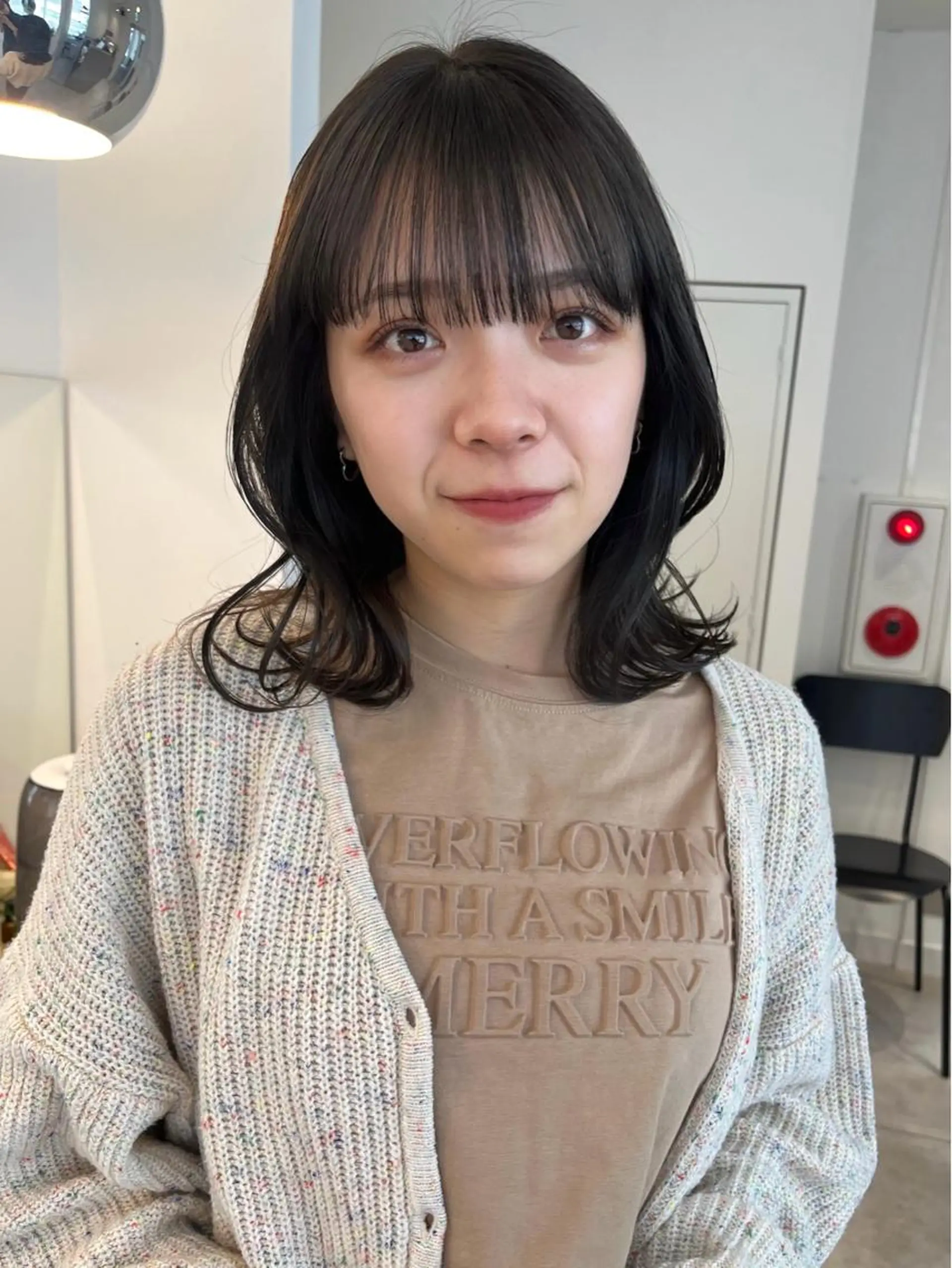 ミディアム カラー くびれヘア 韓国風ヘア カット ヘアカラー トリートメント SOYON 🤍CHIZU🤍.のヘアスタイル