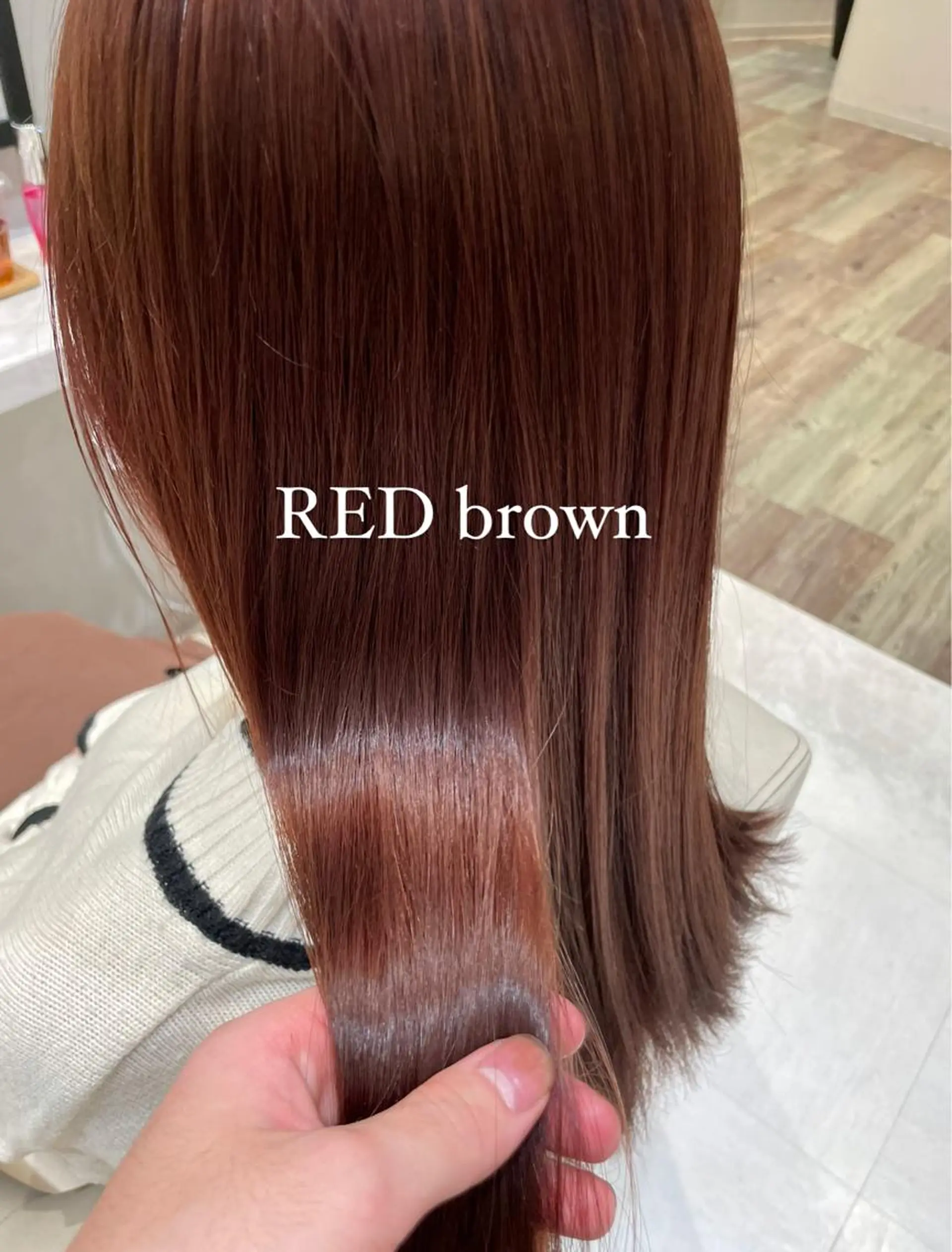 ロング カラー ヘッドスパ k-twoたき✨艶感 カラー／美髪矯正のヘアスタイル