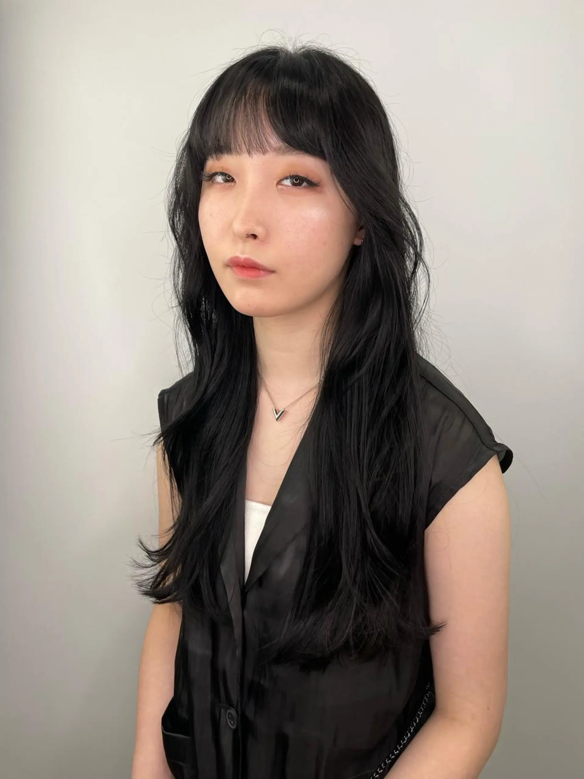 ロング カラー カット トリートメント 山内 愛可のヘアスタイル