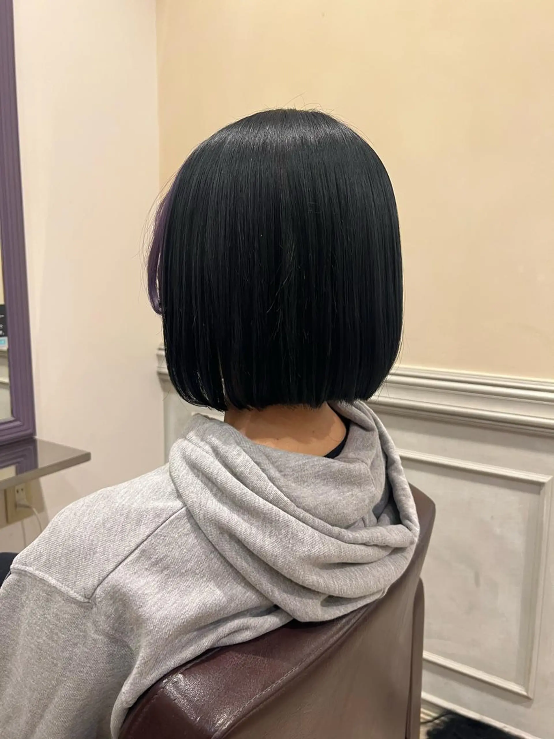 ミディアム シャンプーボーイセントラル所属・ミウラフウキ 髪質改善のヘアスタイル