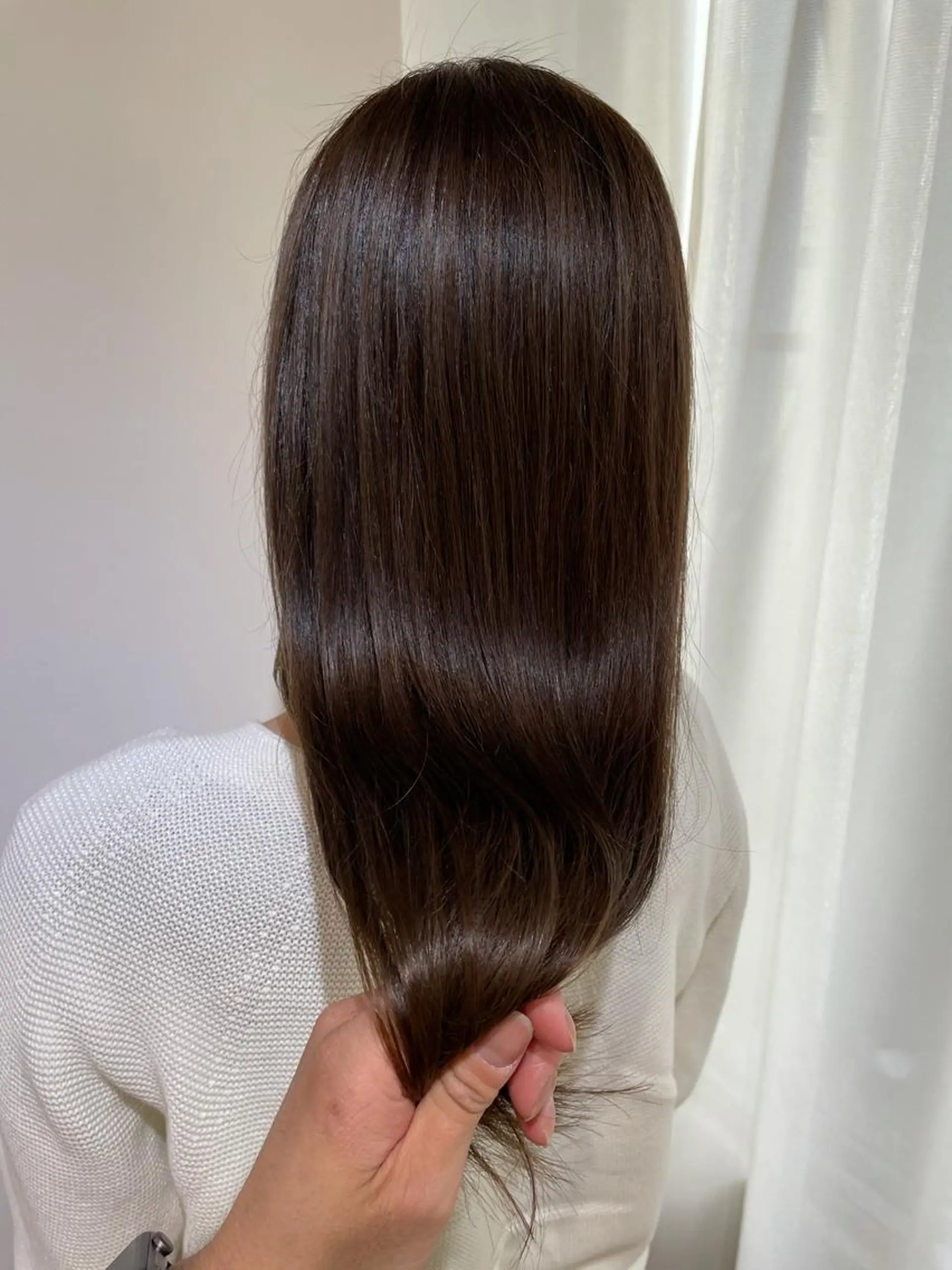 セミロング カラー ブラウンカラー ヘアカラー トリートメント 過去一の柔髪ヘア 🌿IVYjoureのヘアスタイル