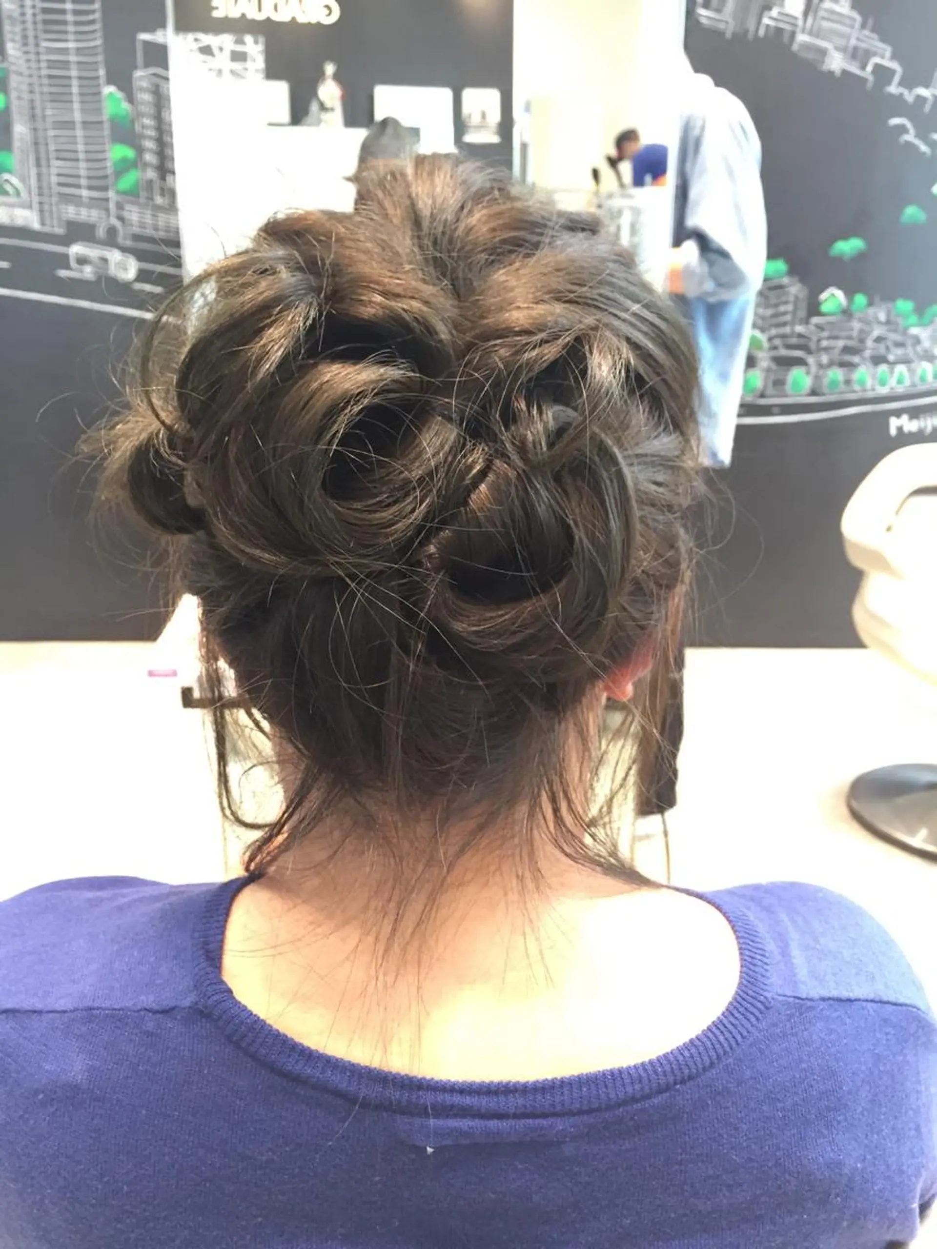 ミディアム セミロング ロング カラー ヘアアレンジ Re:ta KANZOのヘアスタイル