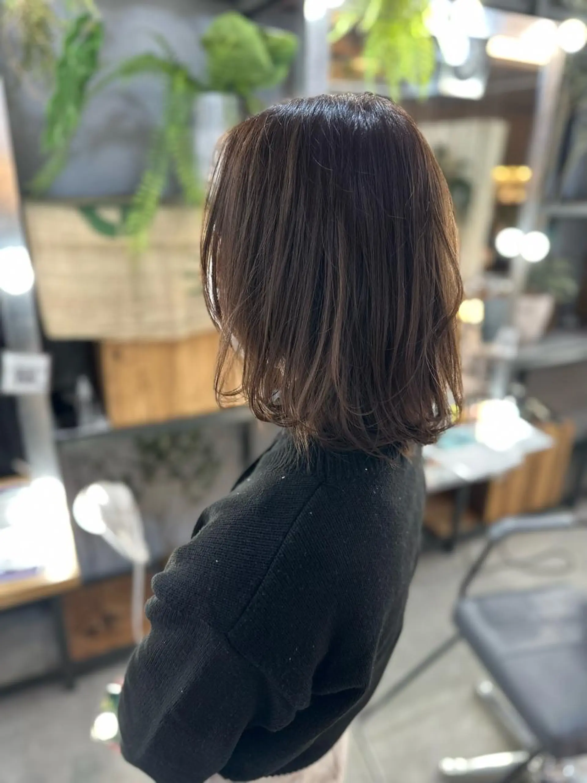 セミロング カラー 溜 一太のヘアスタイル