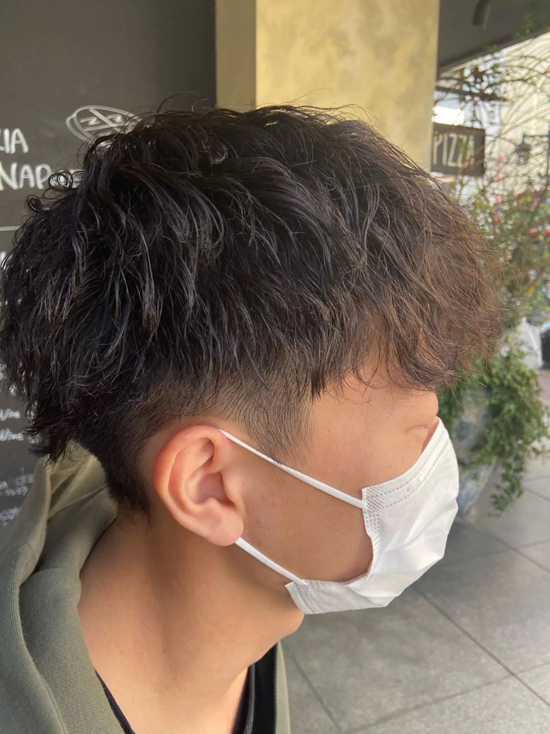 パーマ メンズ カット パーマ トリートメント 🧸プルエクステ❤︎ ネイルKAO🧸のヘアスタイル