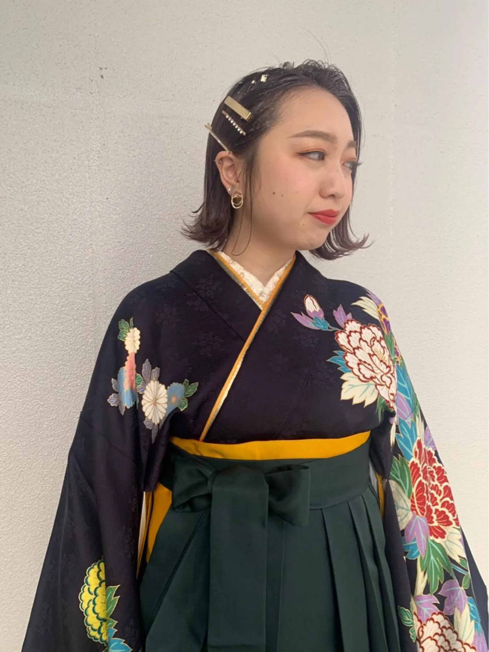 着付け イシカワ エリナのヘアスタイル