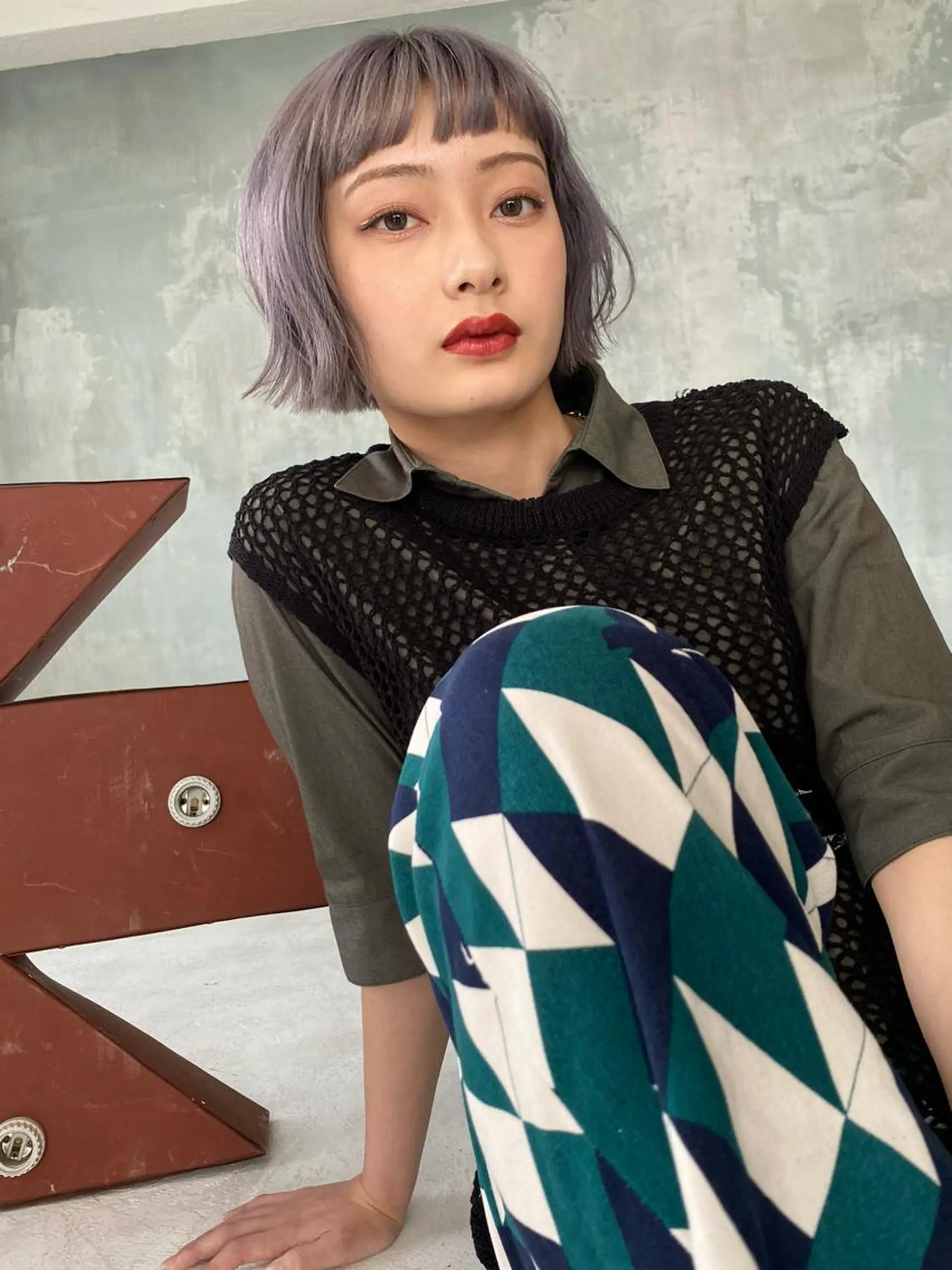 ショート カラー freelance lab所属・iizuka akiのヘアスタイル