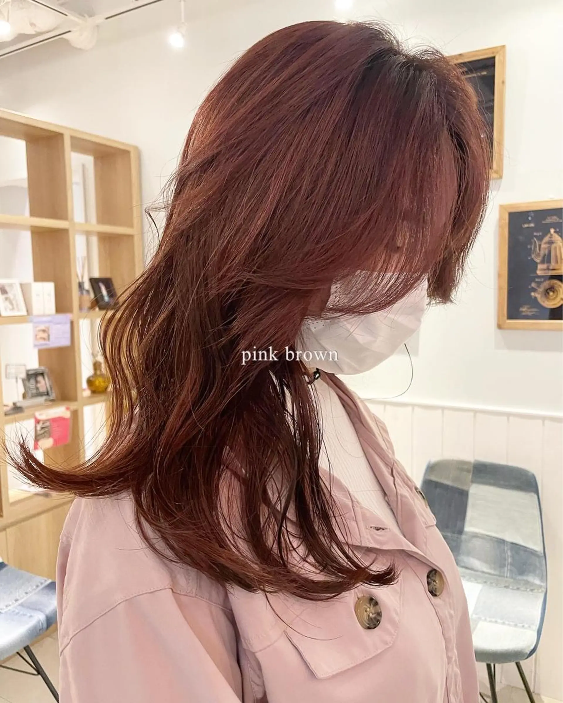 ミディアム カラー カット ヘアカラー トリートメント ケアブリーチ/ エクステ/レイヤーのヘアスタイル