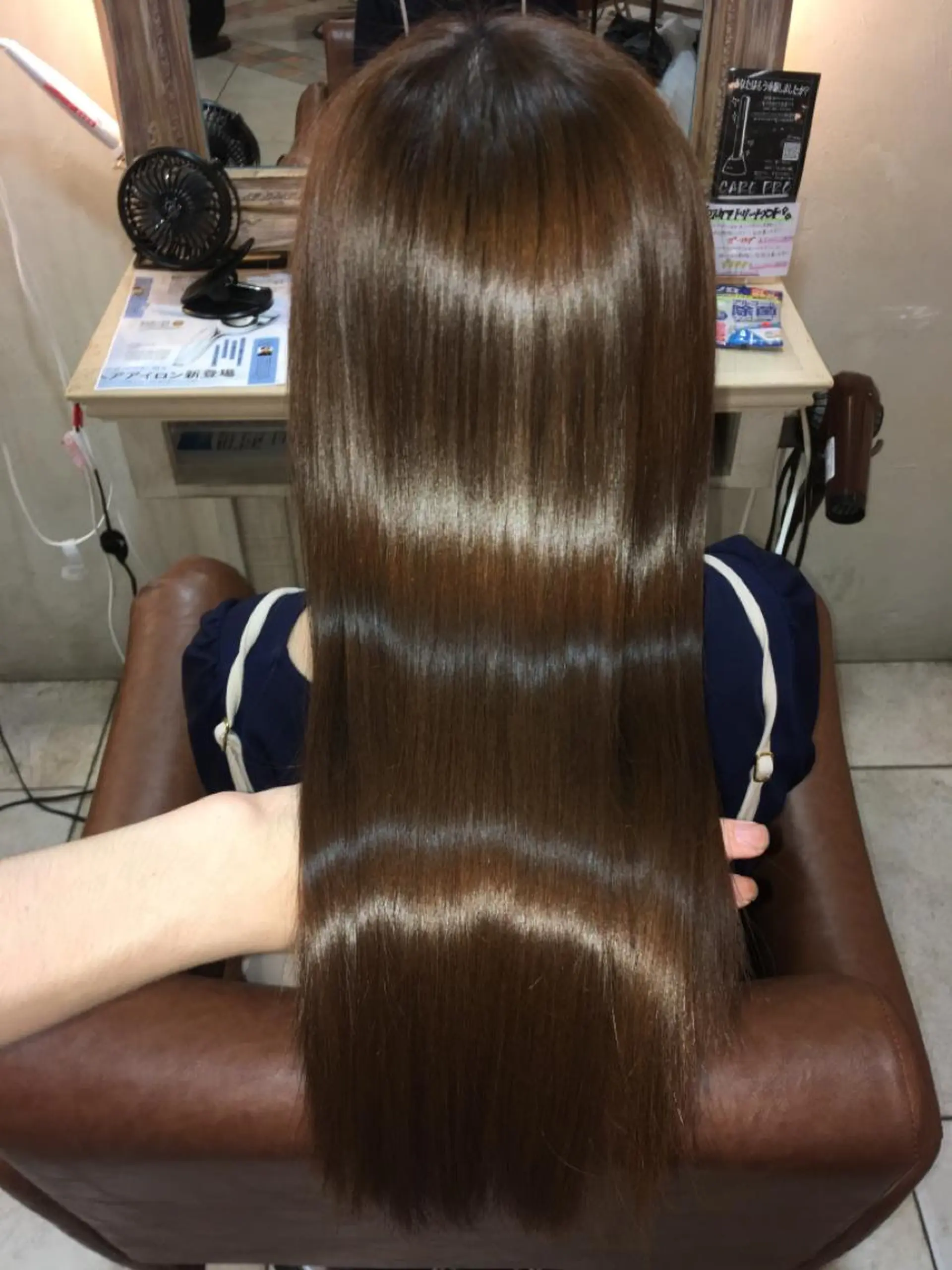 ロング 前平 友慈のヘアスタイル