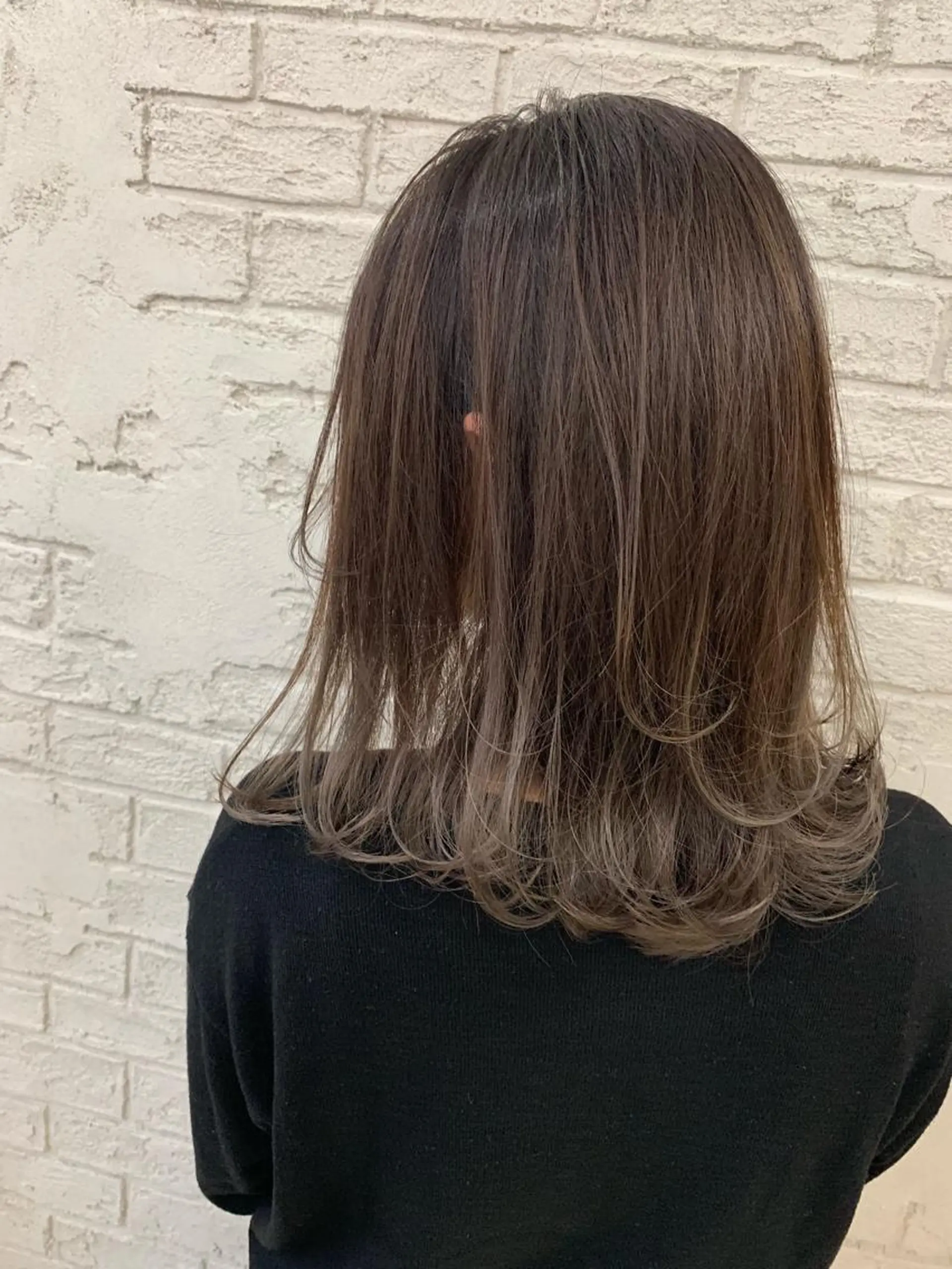 ミディアム 🇺🇸ハイライト特 化美容師🇺🇸漆沢のヘアスタイル