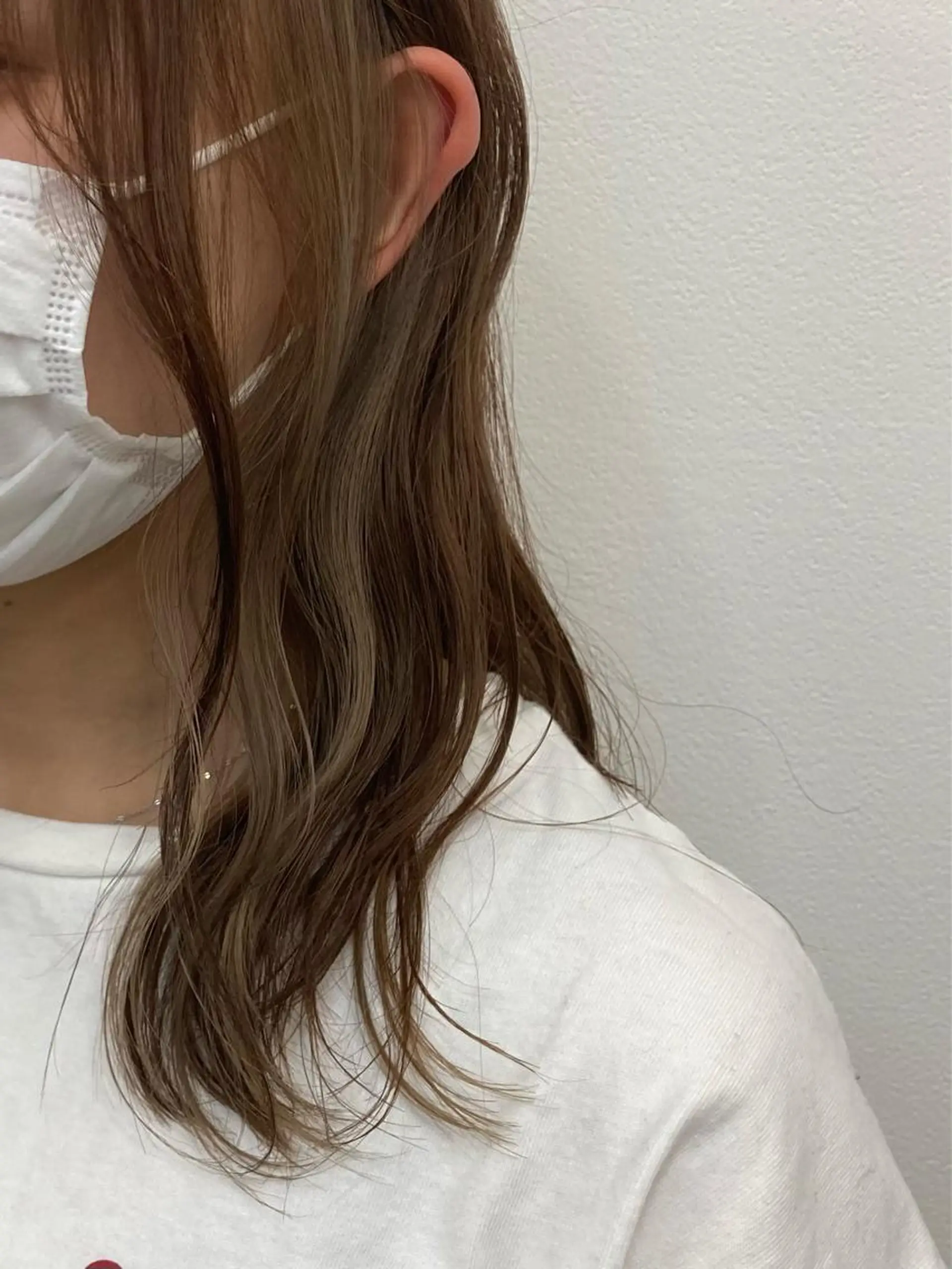 ロング カラー カット ヘアカラー 透明感カラー🫧 nanohaのヘアスタイル