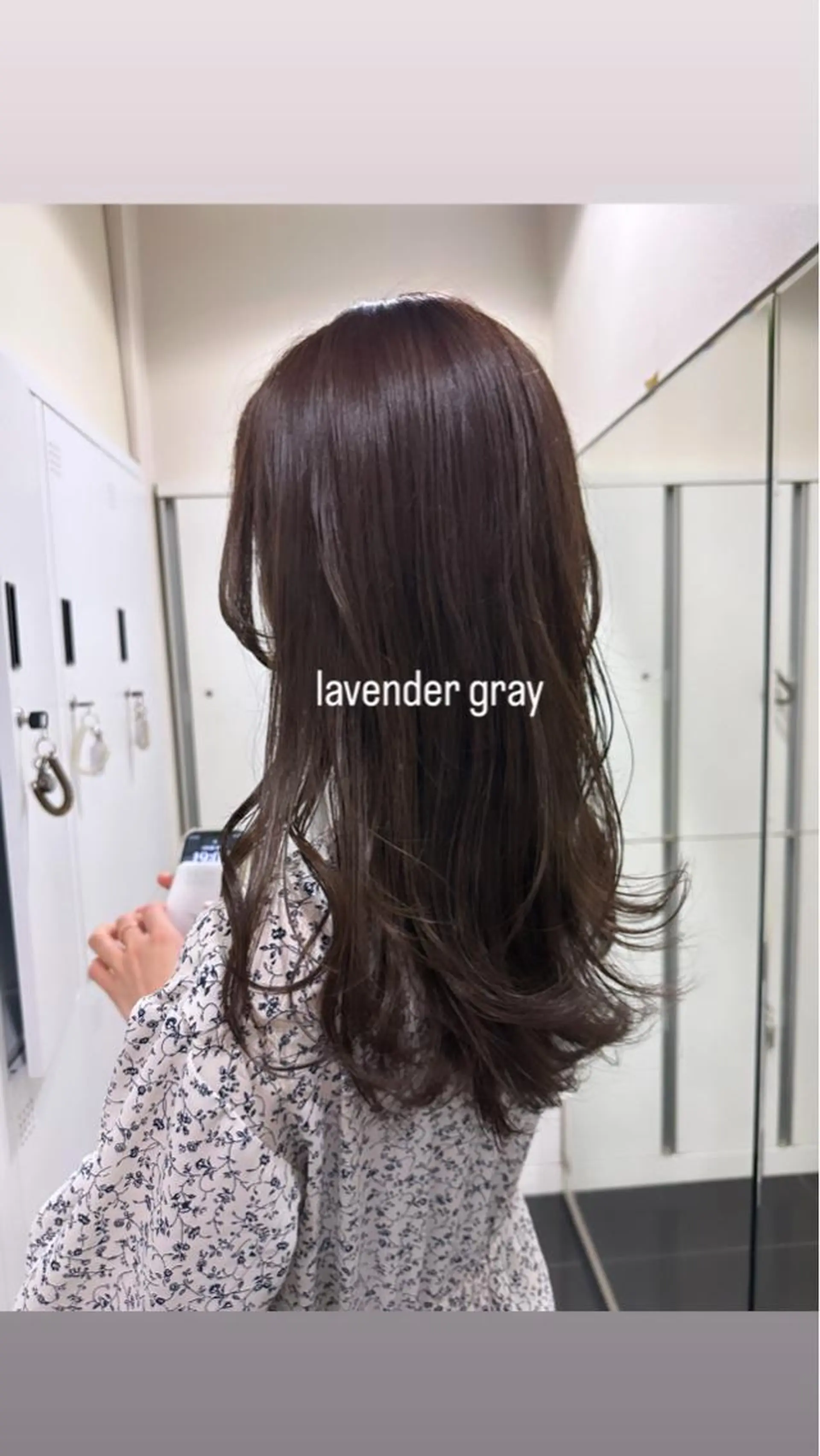 ロング カラー ベージュカラー ラベンダーカラー ラベンダーベージュ 似合わせカット ブリーチカラー/ベー ジュ/Hono🦖のヘアスタイル